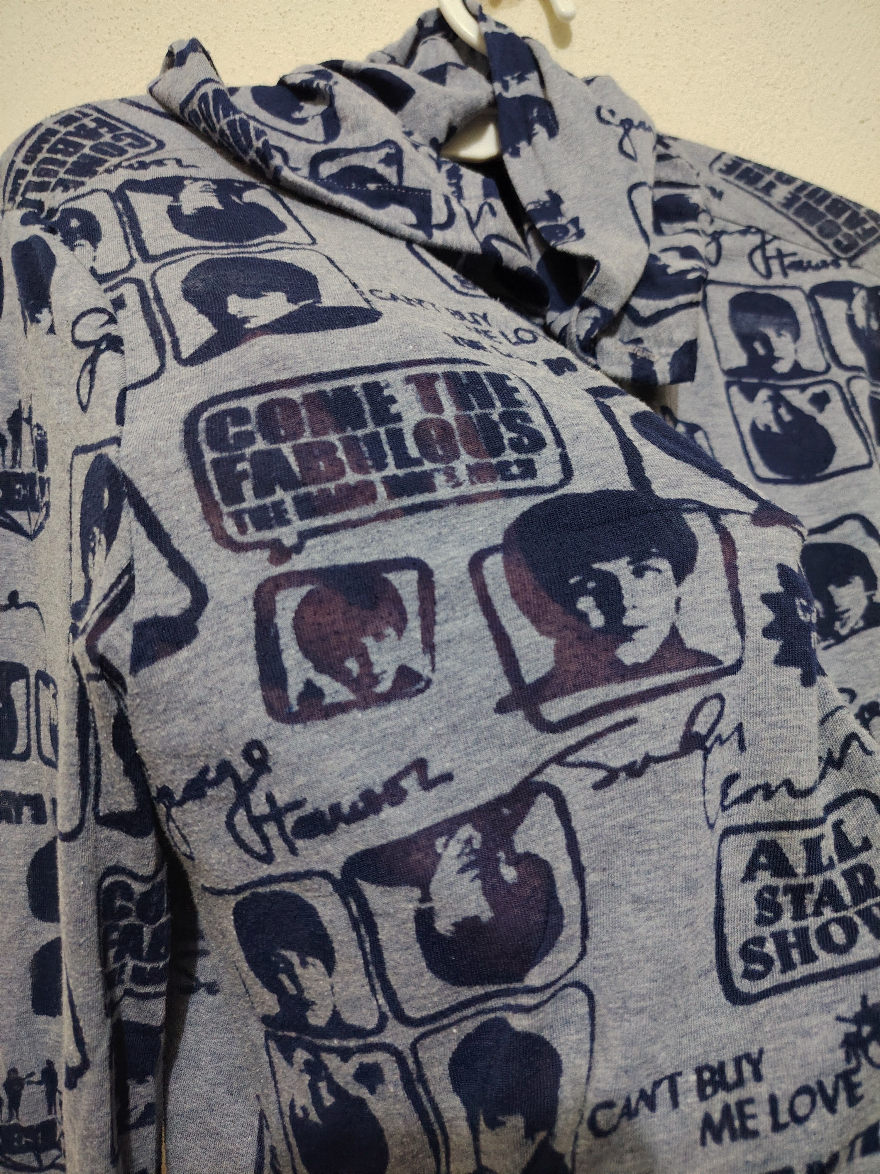 Apple × Band Tees Rare!!! The Beatles Full Printed Soft & Thin Hoodie Jacket Size US M / EU 48-50 / 2 - 4 Thumbnail