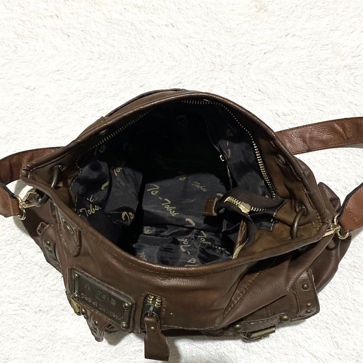 Vintage 🔥RARE🔥 Vintage Y2k Leather Bondage Sling bag Size ONE SIZE - 7 Thumbnail