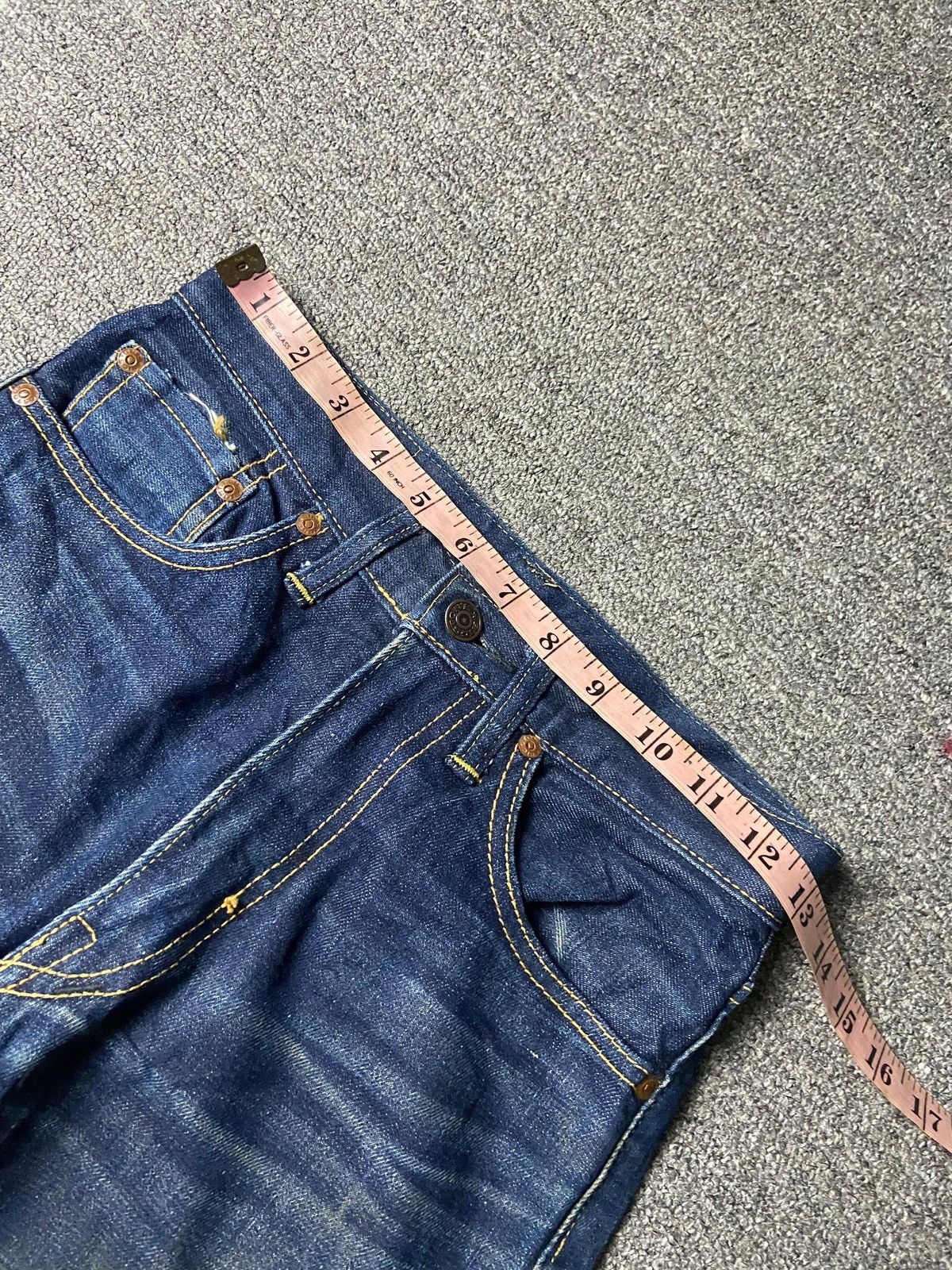 Japanese Brand Big Stone Brand Flared Denim Jeans (171) Size US 26 / EU 42 - 4 Thumbnail