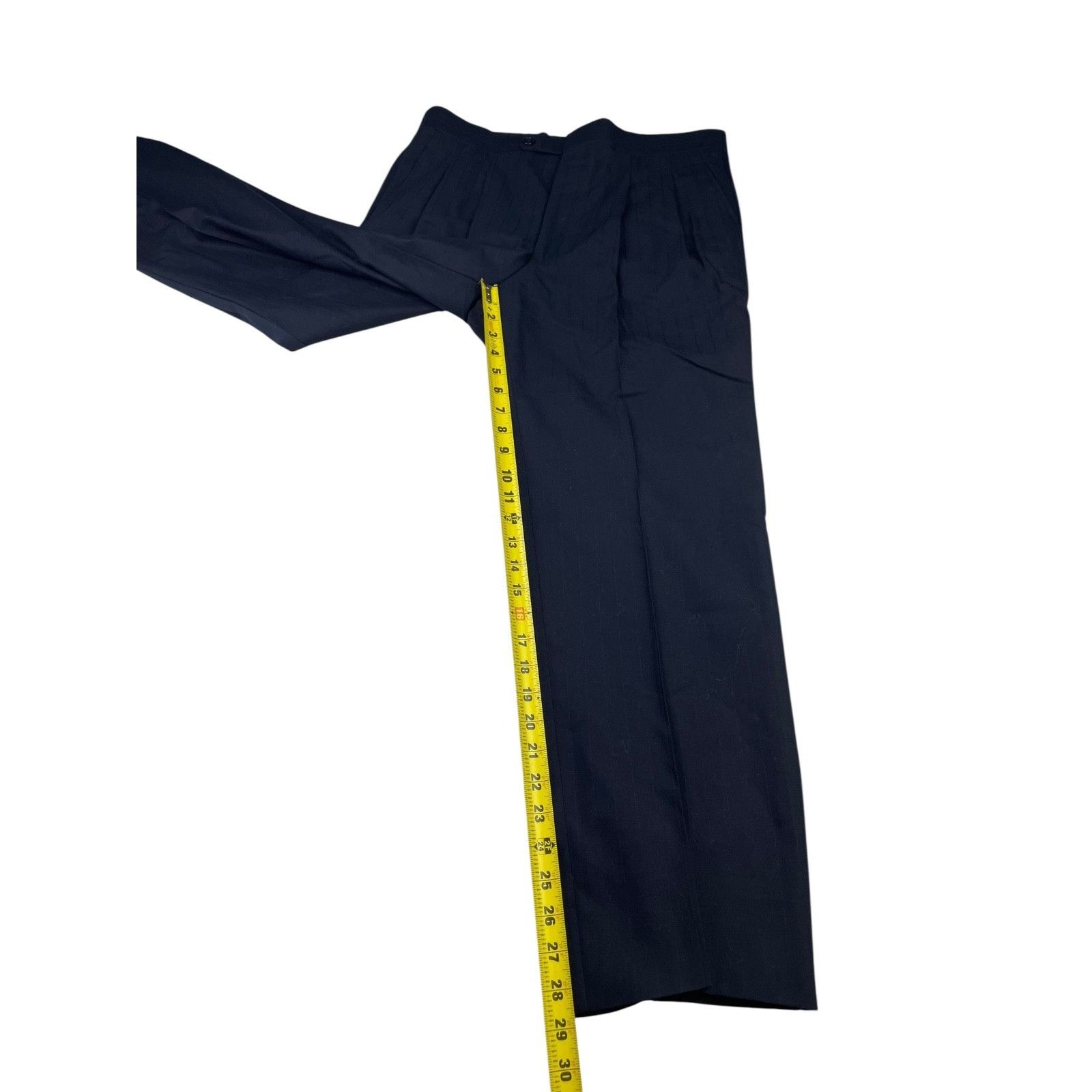 Other VTG Lord West Men's Satin Lapel 1-Button Tuxedo Suit Navy • Size 42R - 15 Thumbnail