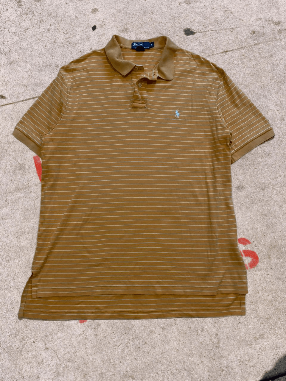 Polo Ralph Lauren POLO RALPH LAUREN STRIPED Short Sleeve Polo Casual Wear Size US L / EU 52-54 / 3 - 1 Thumbnail