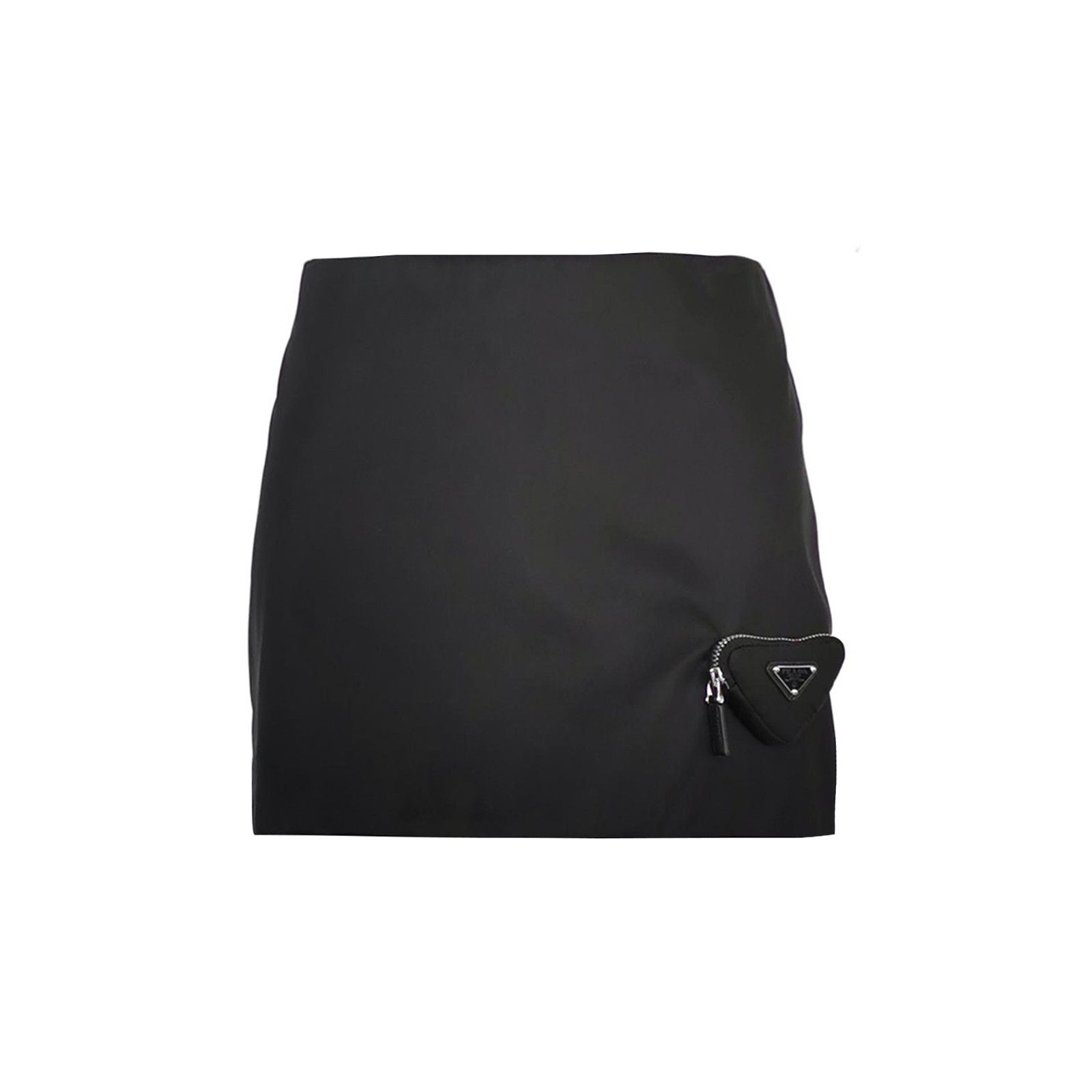 Prada Prada Re-Nylon Logo Plaque Mini Skirt Size 38 Size 26" / US 2 / IT 38 - 1 Thumbnail