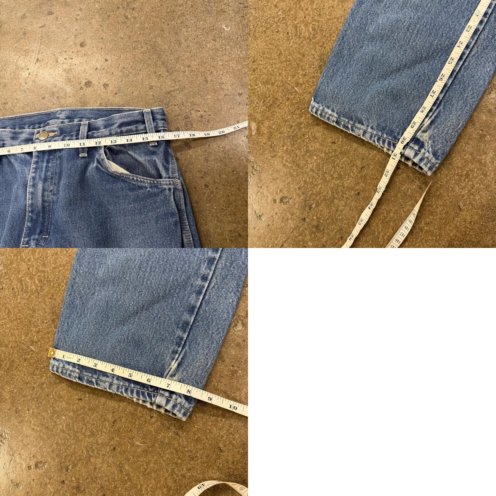 Dickies Dickies Jeans Carpenter Relaxed Fit 34x32 Blue Medium Wash Denim Workwear Men Vintage No Size US 34 / EU 50 - 8 Thumbnail