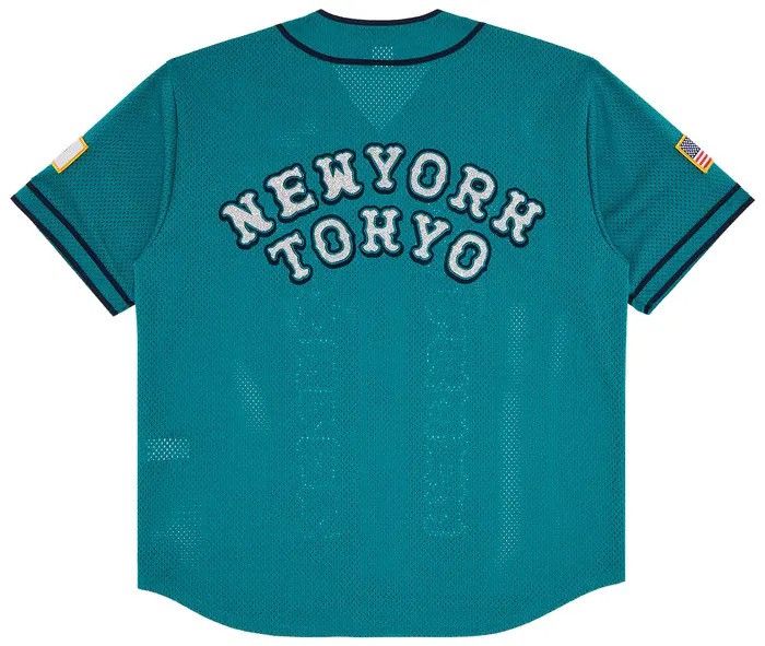Supreme Supreme x Homerun Baseball Jersey 'Teal' Size US S / EU 44-46 / 1 - 2 Thumbnail