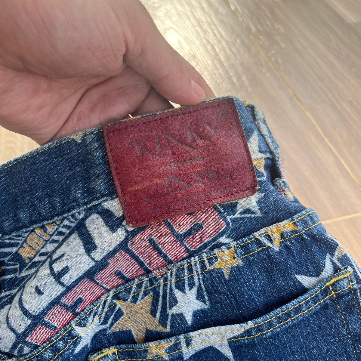 Hysteric Glamour 💥Accept Offer💥 HYSTERIC GLAMOUR KINKY Overprinted Denim Size 30" / US 8 / IT 44 - 8 Thumbnail