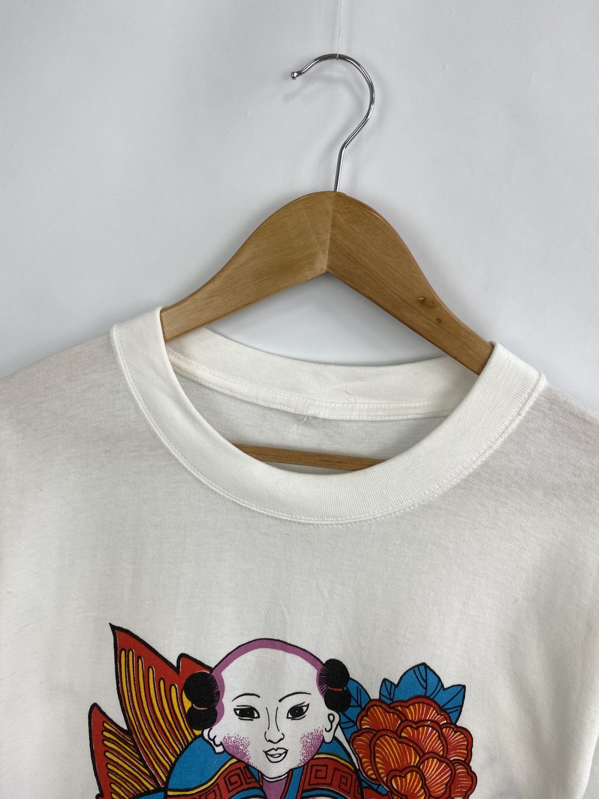 Japanese Brand 🇯🇵☯️ Vintage 90s Yin Yang Japan Style T-Shirt Rare Retro Hype Size US XL / EU 56 / 4 - 5 Thumbnail