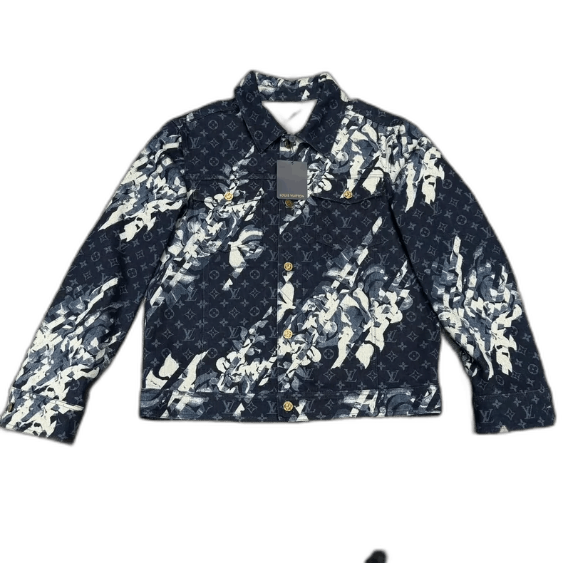 Louis Vuitton Louis Vuitton Blue Denim Jacket-yf Size US L / EU 52-54 / 3 - 1 Thumbnail
