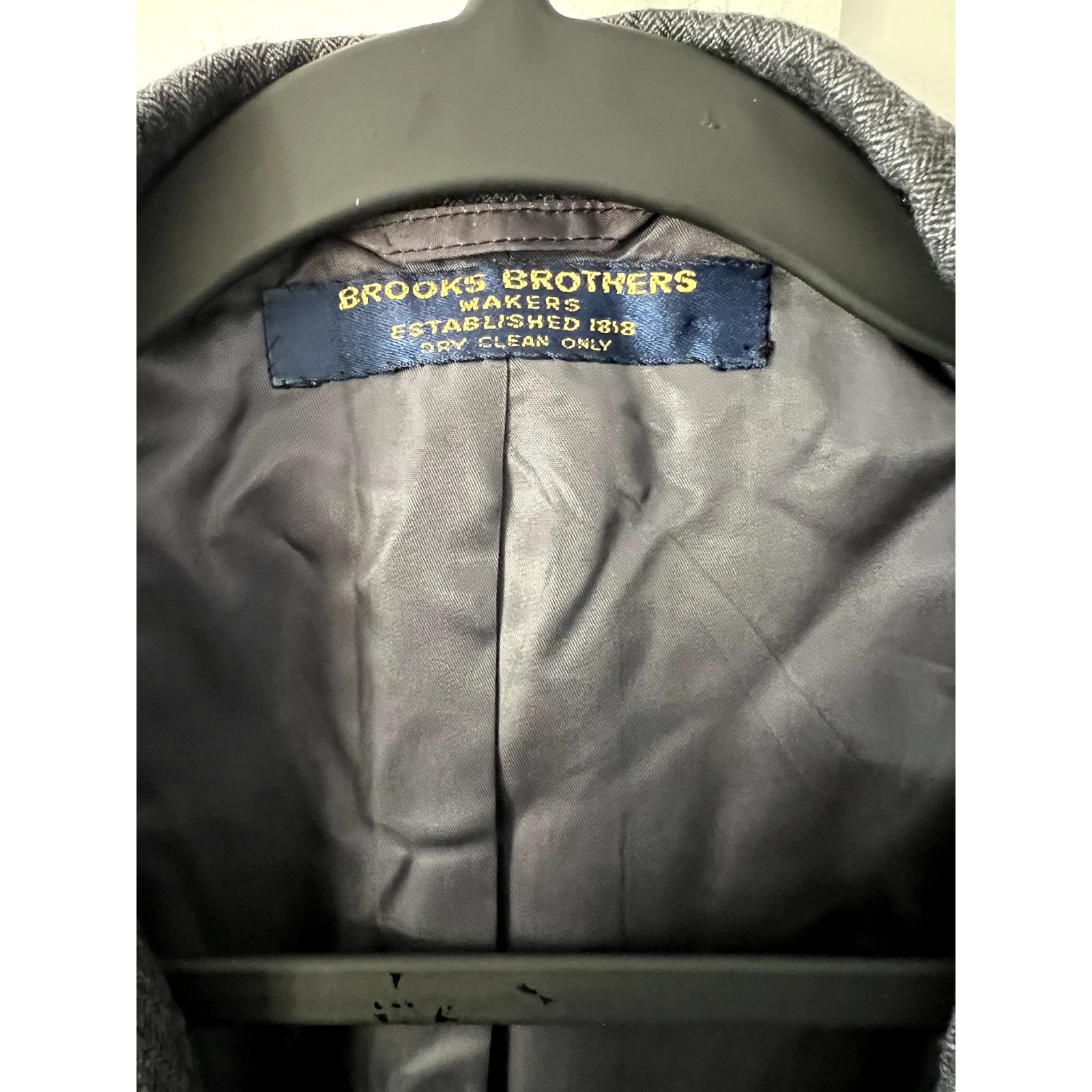 Brooks Brothers Mid 1970s Vintage Herringbone Brooks Brothers Blazer 46L 41W Size US S / EU 44-46 / 1 - 3 Thumbnail