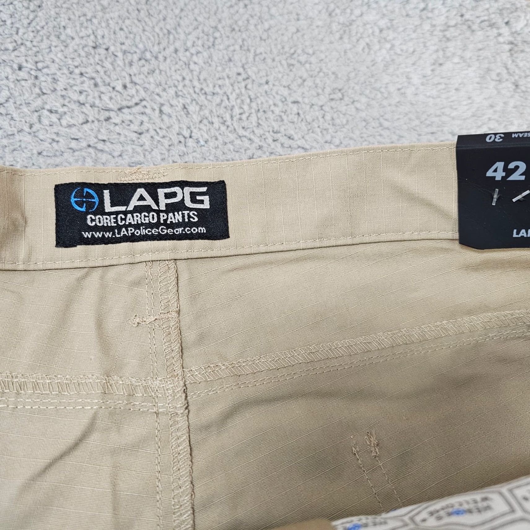 Vintage LA Police Gear Cargo Pants Mens 42x30 Khaki Ripstop Core Tactical BTP9001 Size US 42 / EU 58 - 4 Thumbnail