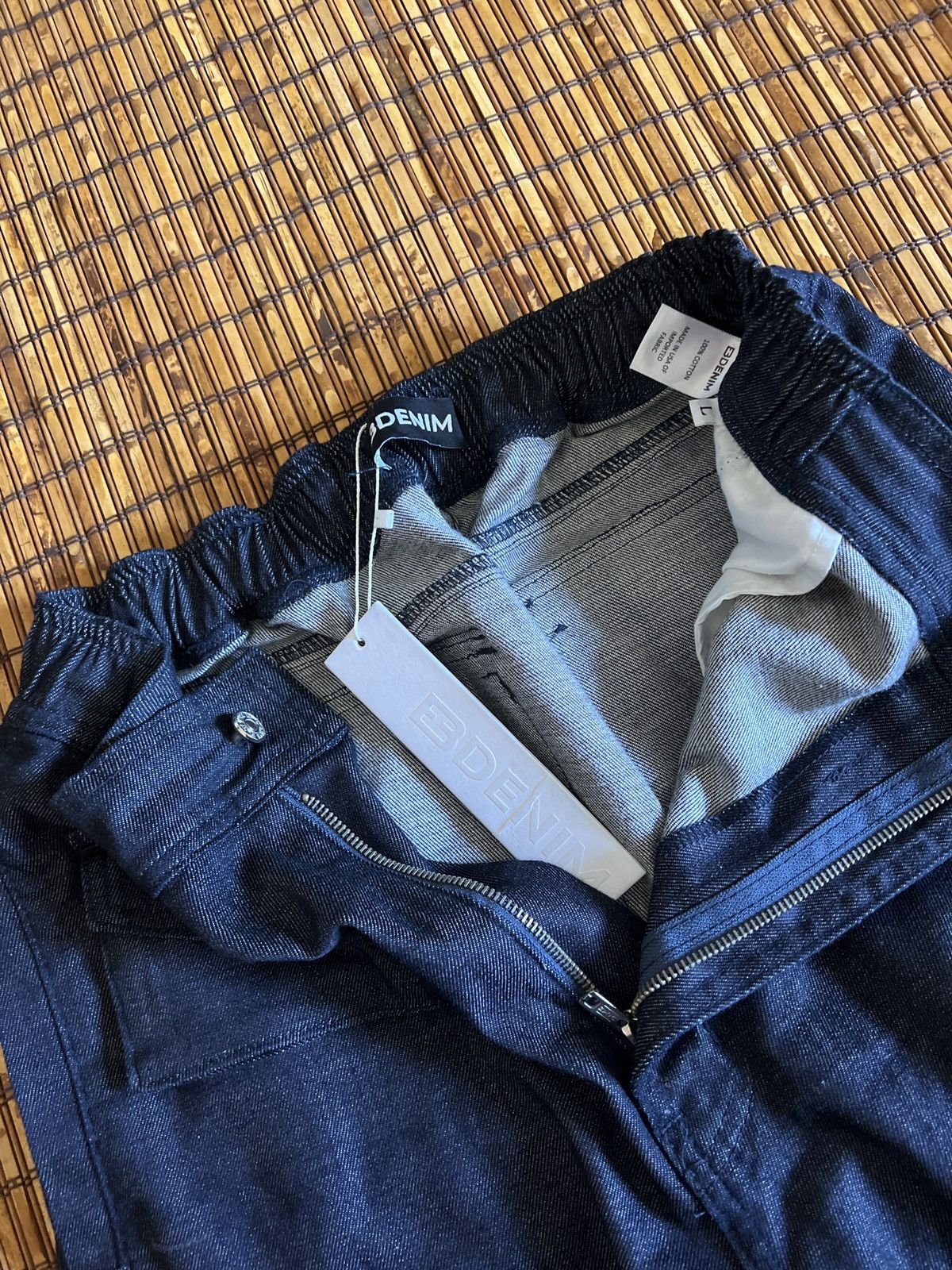 EB Denim EB Denim Cargo Pants in Dark Blue Navy Denim Size 34" / US 12 / IT 48 - 12 Thumbnail