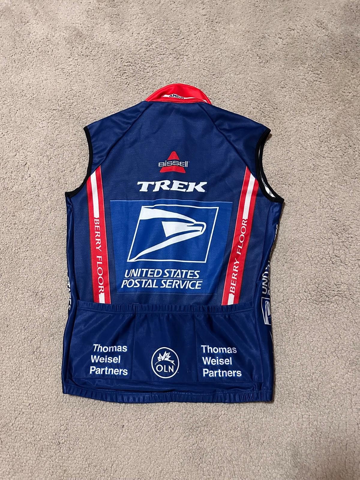 Nike Nike USPS Tour de France Lance Armstrong Team Cycling Vest Size US M / EU 48-50 / 2 - 6 Thumbnail