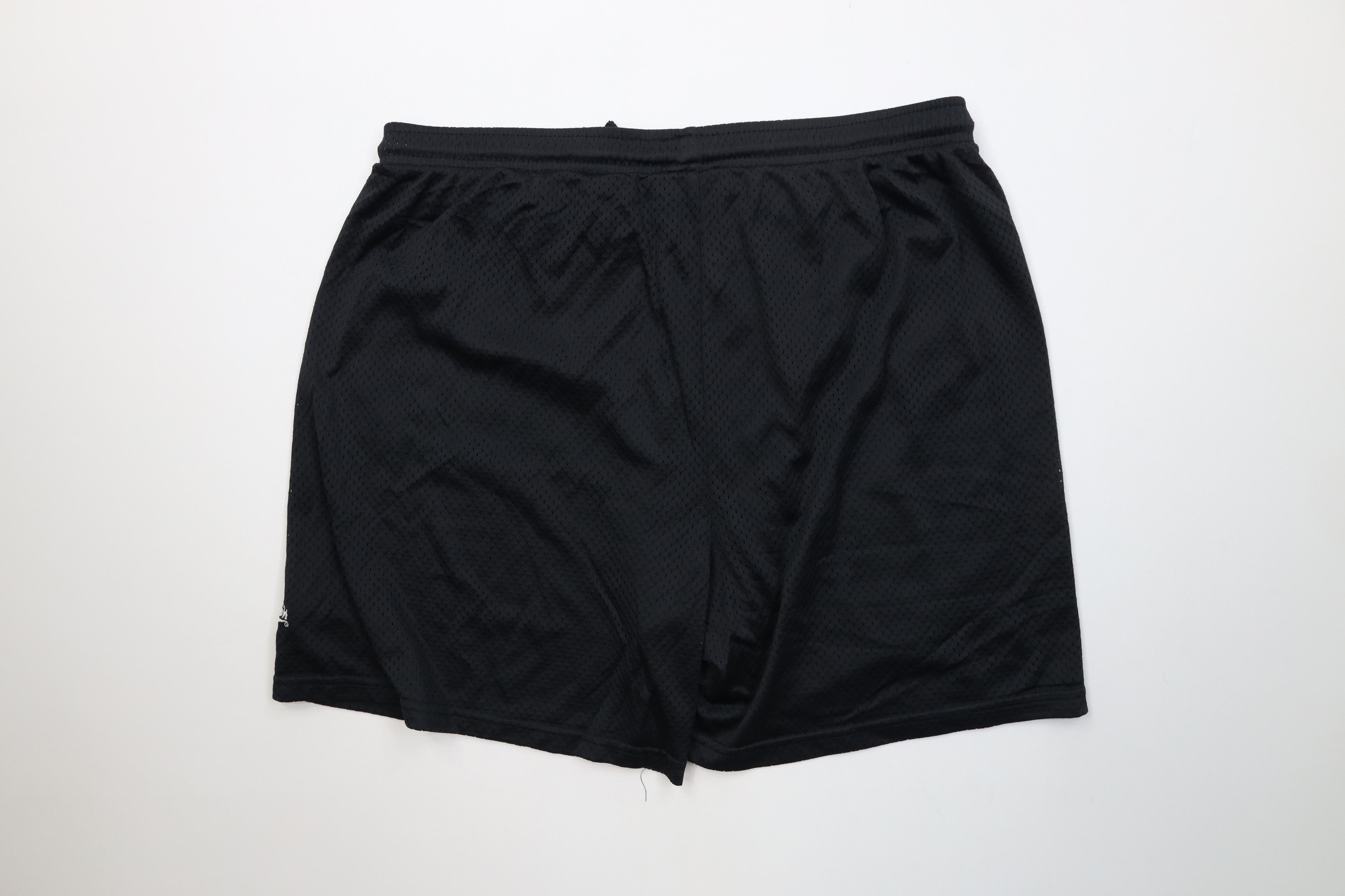 Reebok Vintage 90s Reebok Above Knee Mesh Shorts Black Polyester Size US 34 / EU 50 - 7 Thumbnail