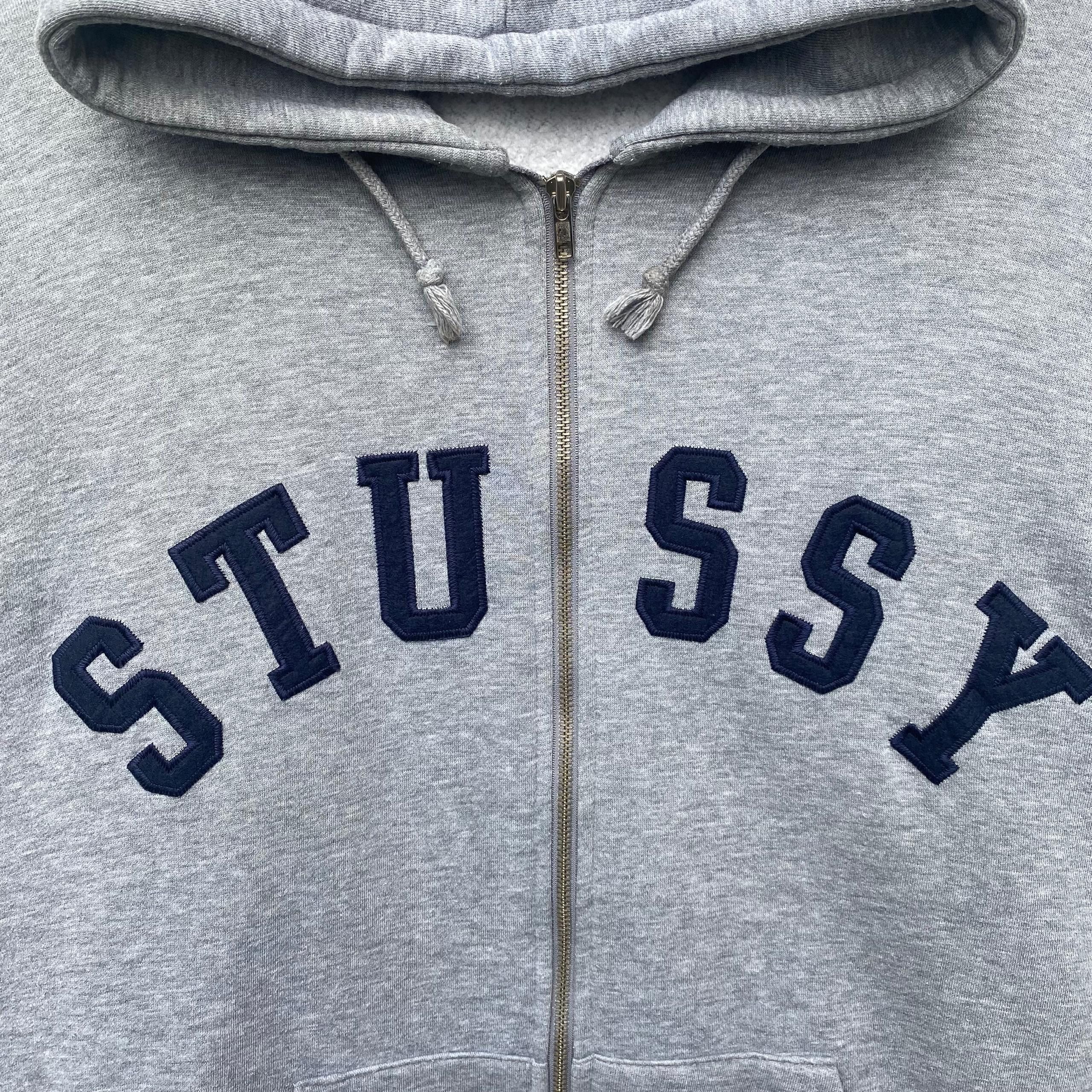 Stussy VINTAGE STUSSY HOODIE EXTRA LARGE ZIPPER SWEATER Size US XL / EU 56 / 4 - 4 Thumbnail