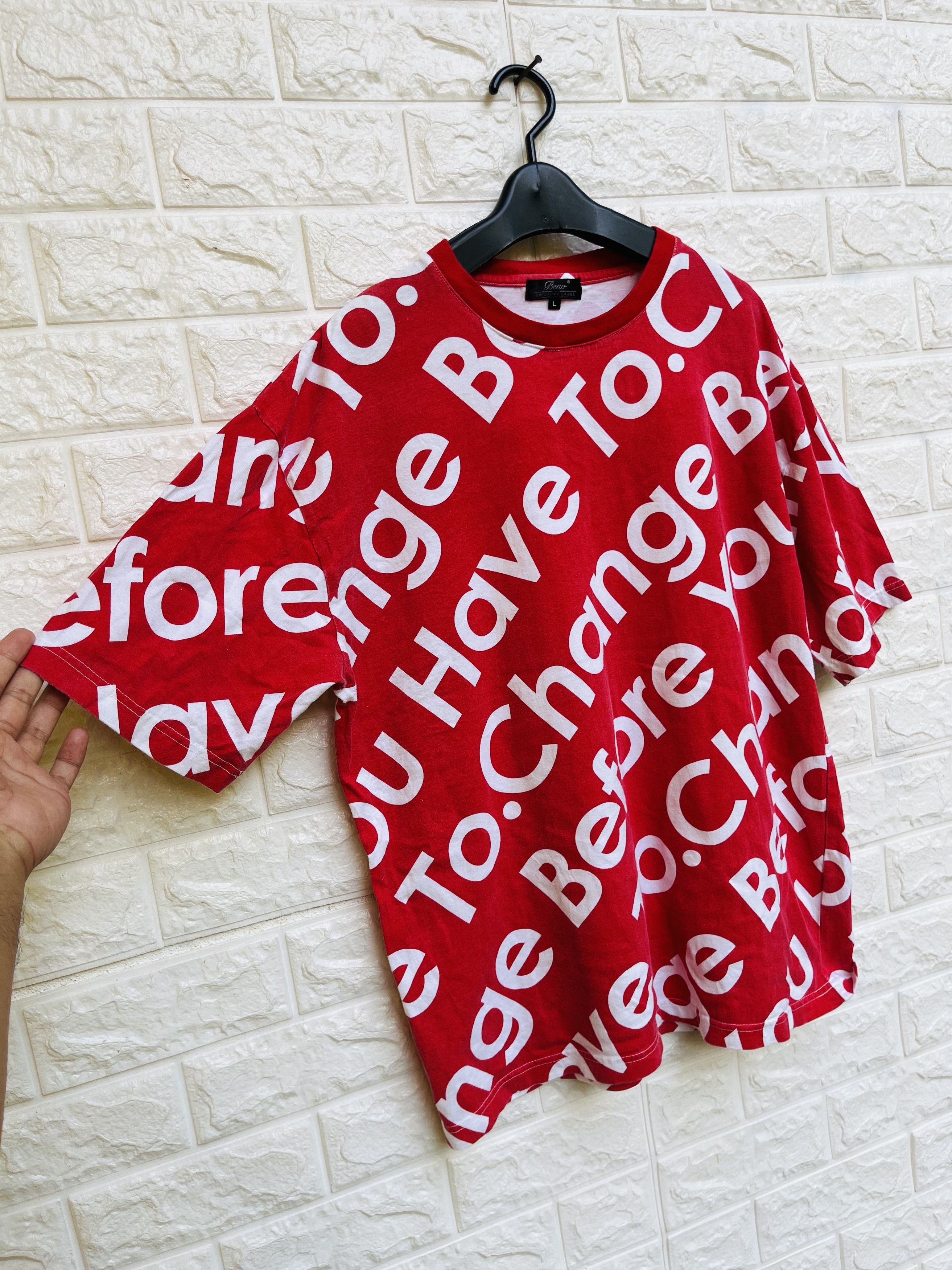 Japanese Brand × Vintage Vintage Beno Japanese Designer Fashion Style Shirt Size US L / EU 52-54 / 3 - 4 Thumbnail