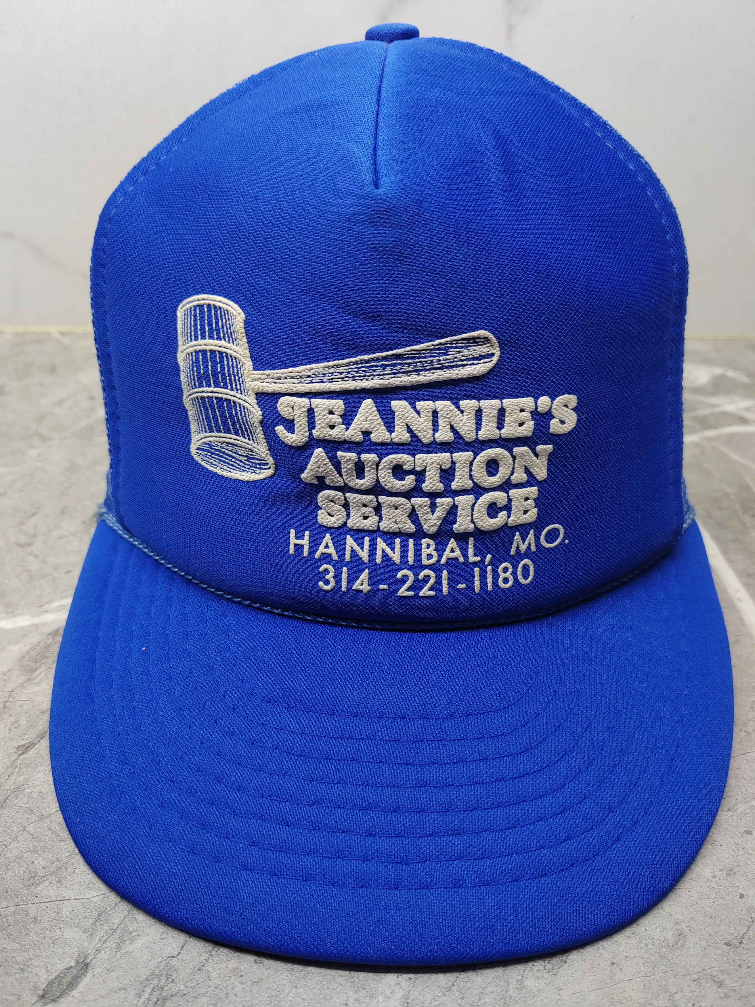 Vintage Vintage Jeannie's Auction Service Trucker Hat Cap Size ONE SIZE - 2 Thumbnail