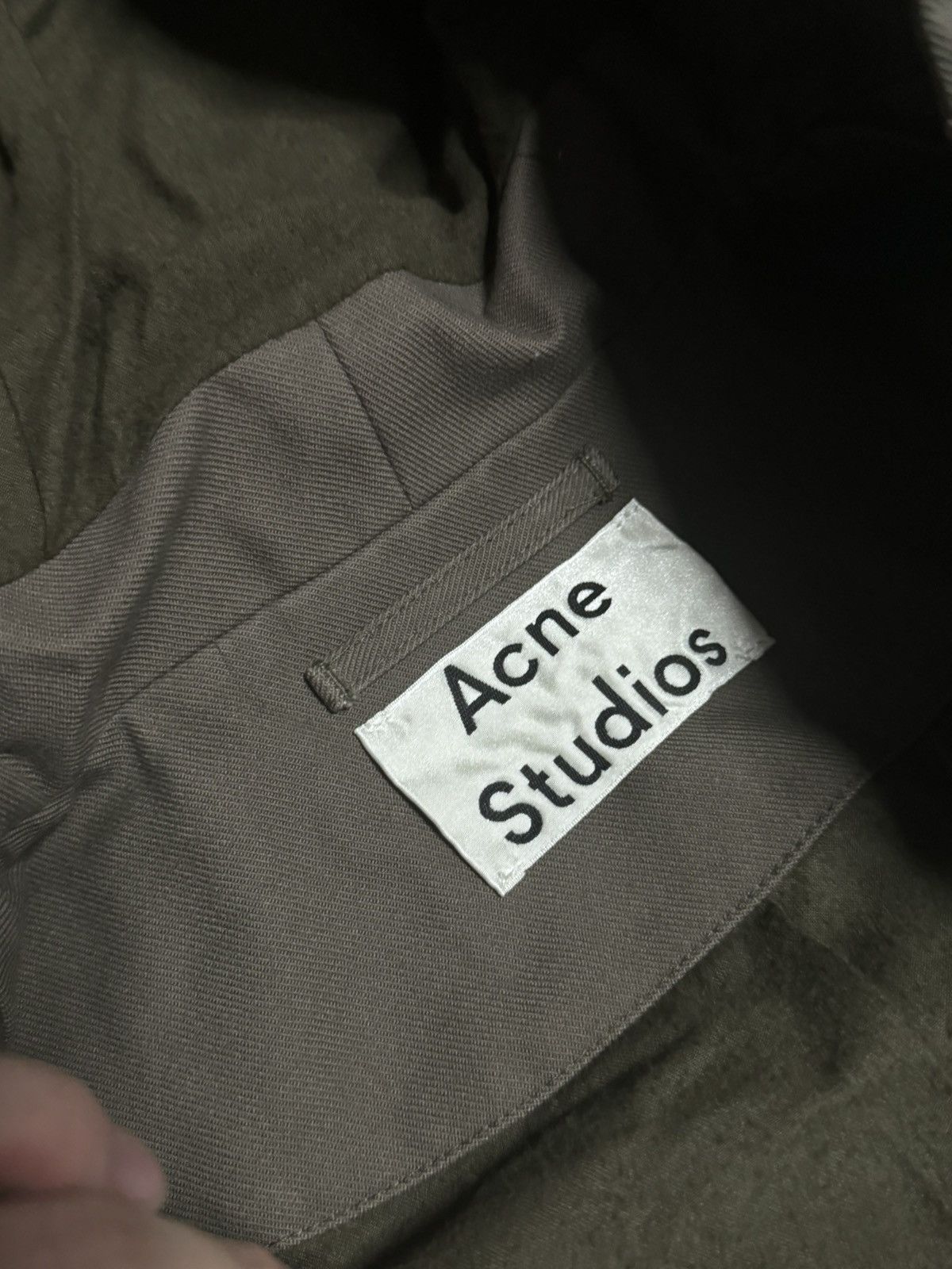 Acne Studios Acne studio melt jacket safari green Size US S / EU 44-46 / 1 - 4 Thumbnail