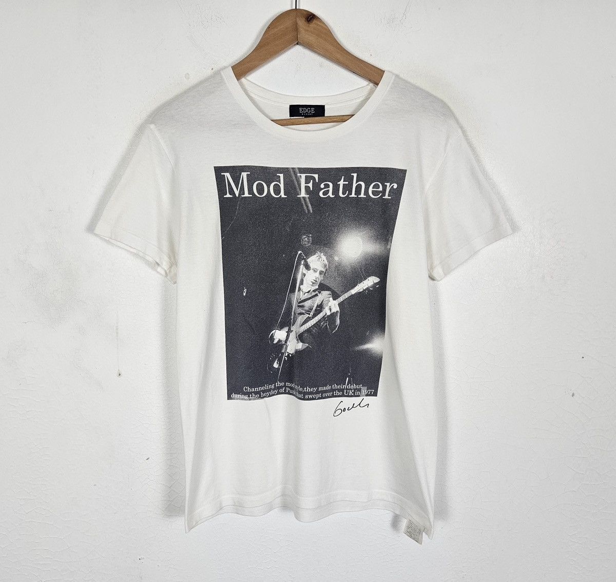 Japanese Brand Edge Rupert Modfather Paul Weller godlis photo tee shirt Size US M / EU 48-50 / 2 - 3 Thumbnail