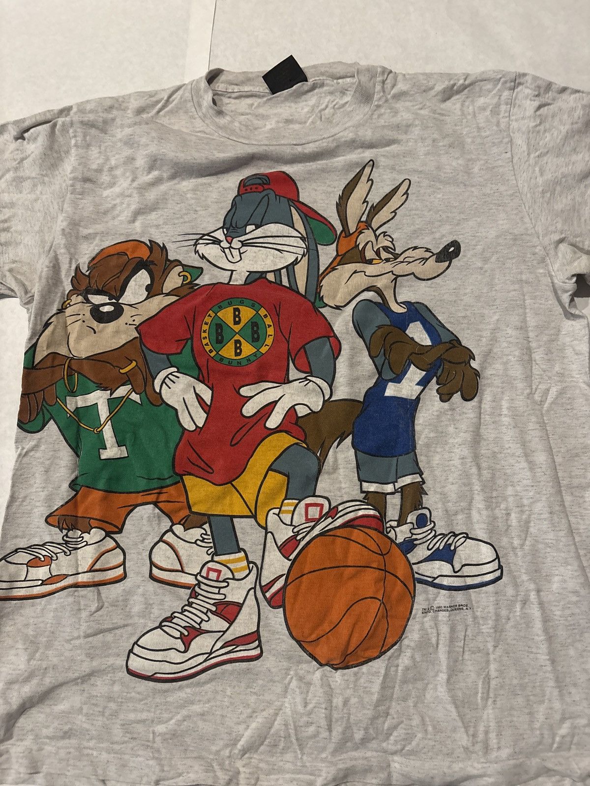 Vintage Space Jam Looney Tunes Tee Size US XL / EU 56 / 4 - 1 Thumbnail