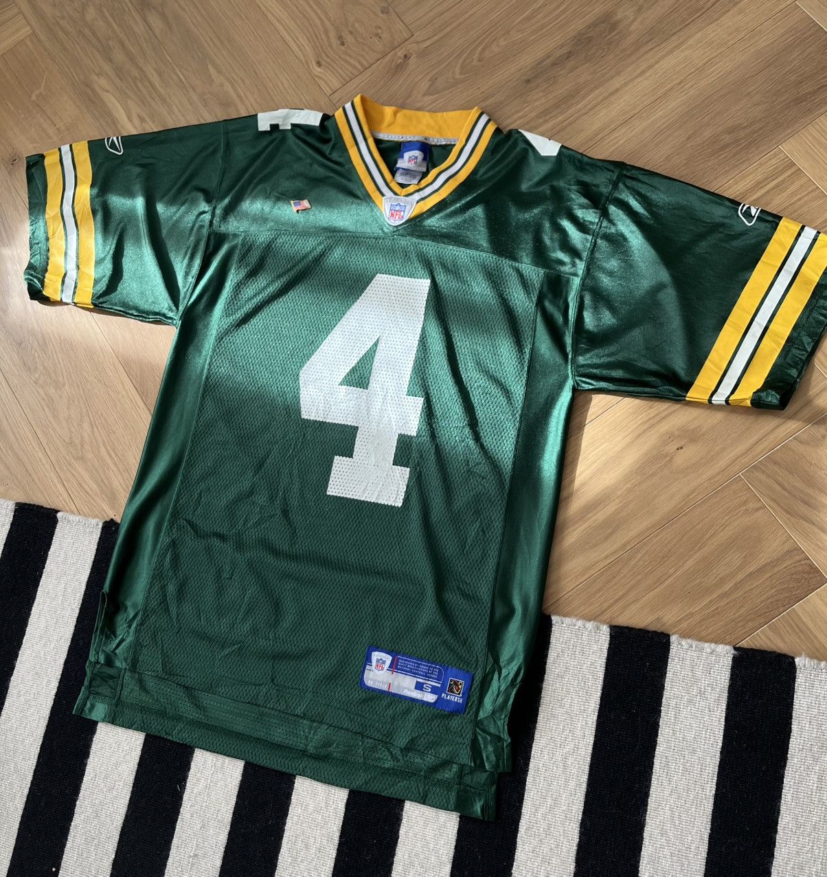 Reebok 2005/06 Green Bay Packers #4 Favre Reebok On Field Home S Size US S / EU 44-46 / 1 - 4 Thumbnail