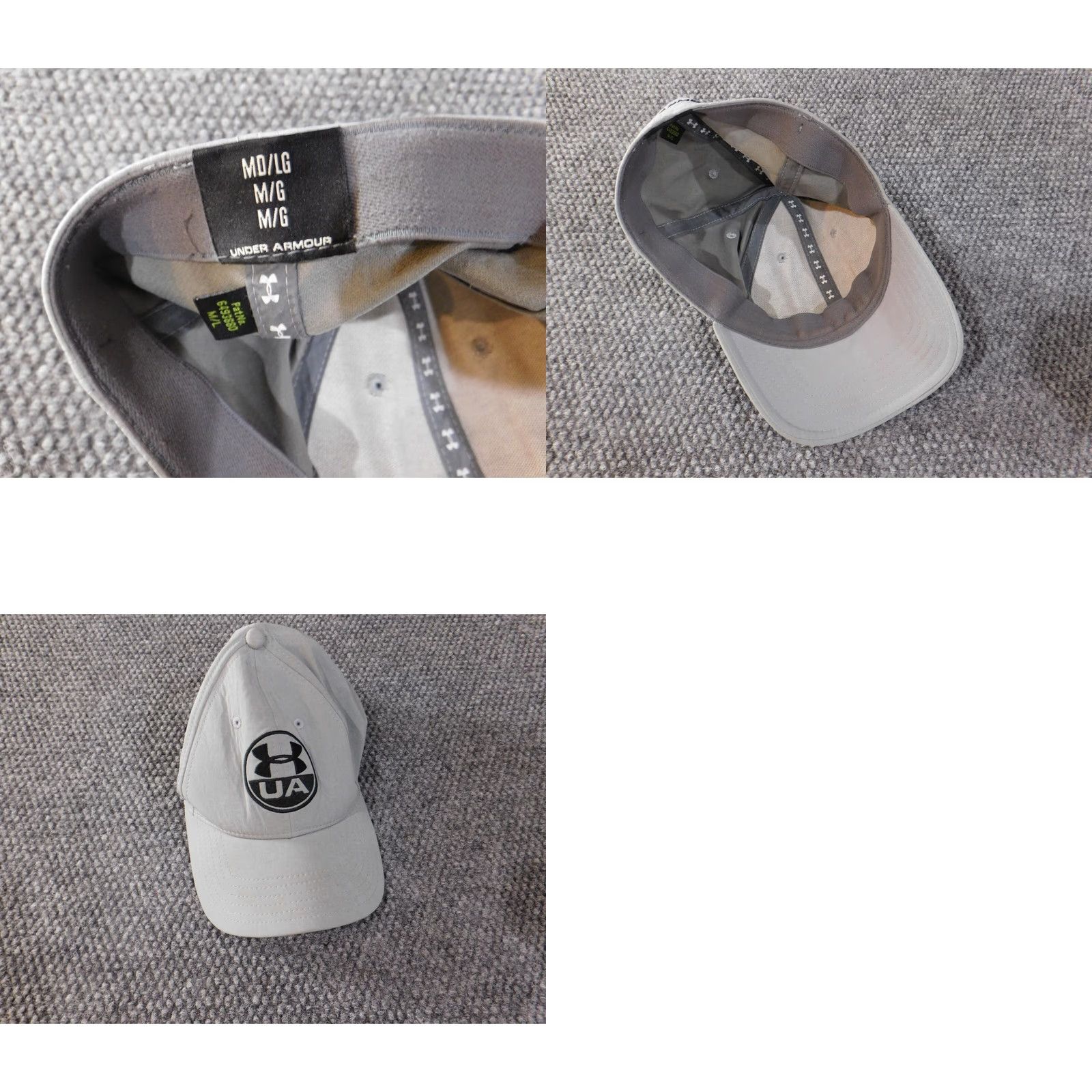 Under Armour Under Armour Hat Black Mens L Classic fit stretch UA Baseball Cap Cap Gray Large Canvas Polyester Solid"} Size ONE SIZE - 8 Thumbnail