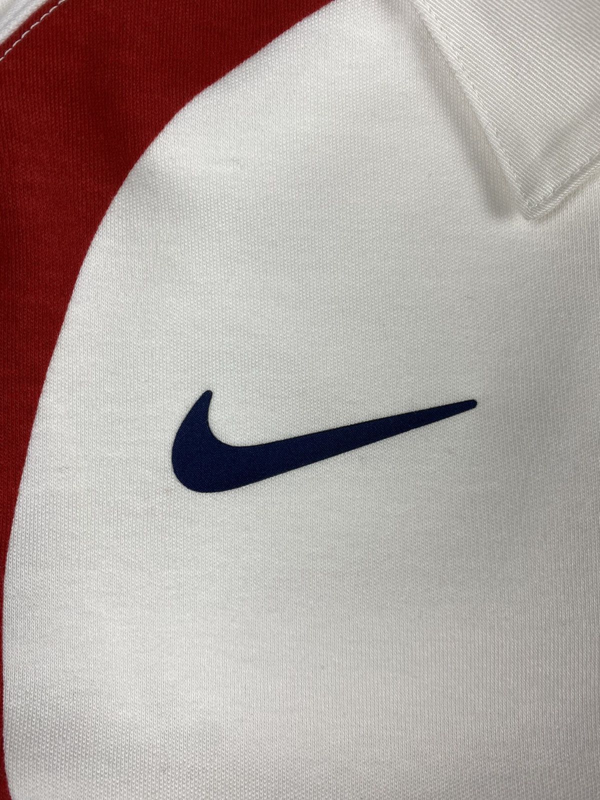 Nike × Vintage Vintage Nike Y2k Swoosh England Rugby Polo Shirt Size US S / EU 44-46 / 1 - 6 Thumbnail