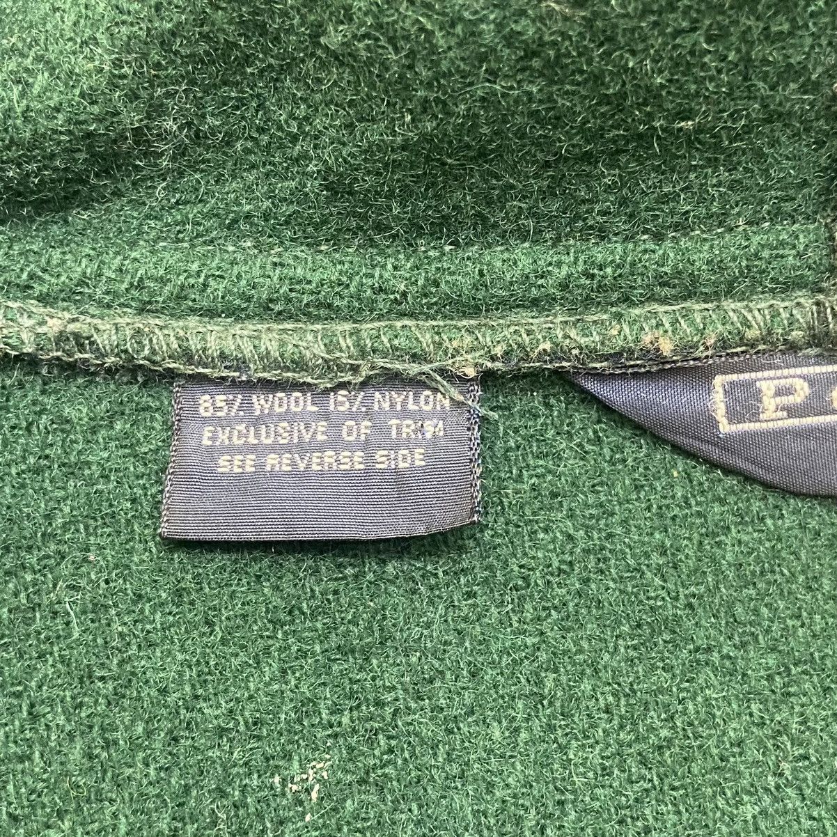 Polo Ralph Lauren Vtg PRL Checkered Plaid Tartan Wool Heavy Coat Size US L / EU 52-54 / 3 - 20 Thumbnail