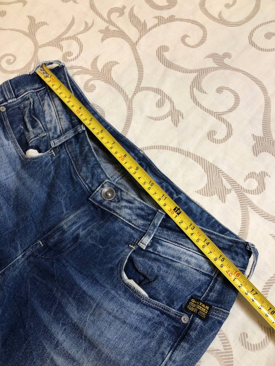 G-Star G-Star RAW Men's Dark Tapered Denim distressed Jeans Size US 31 - 13 Thumbnail
