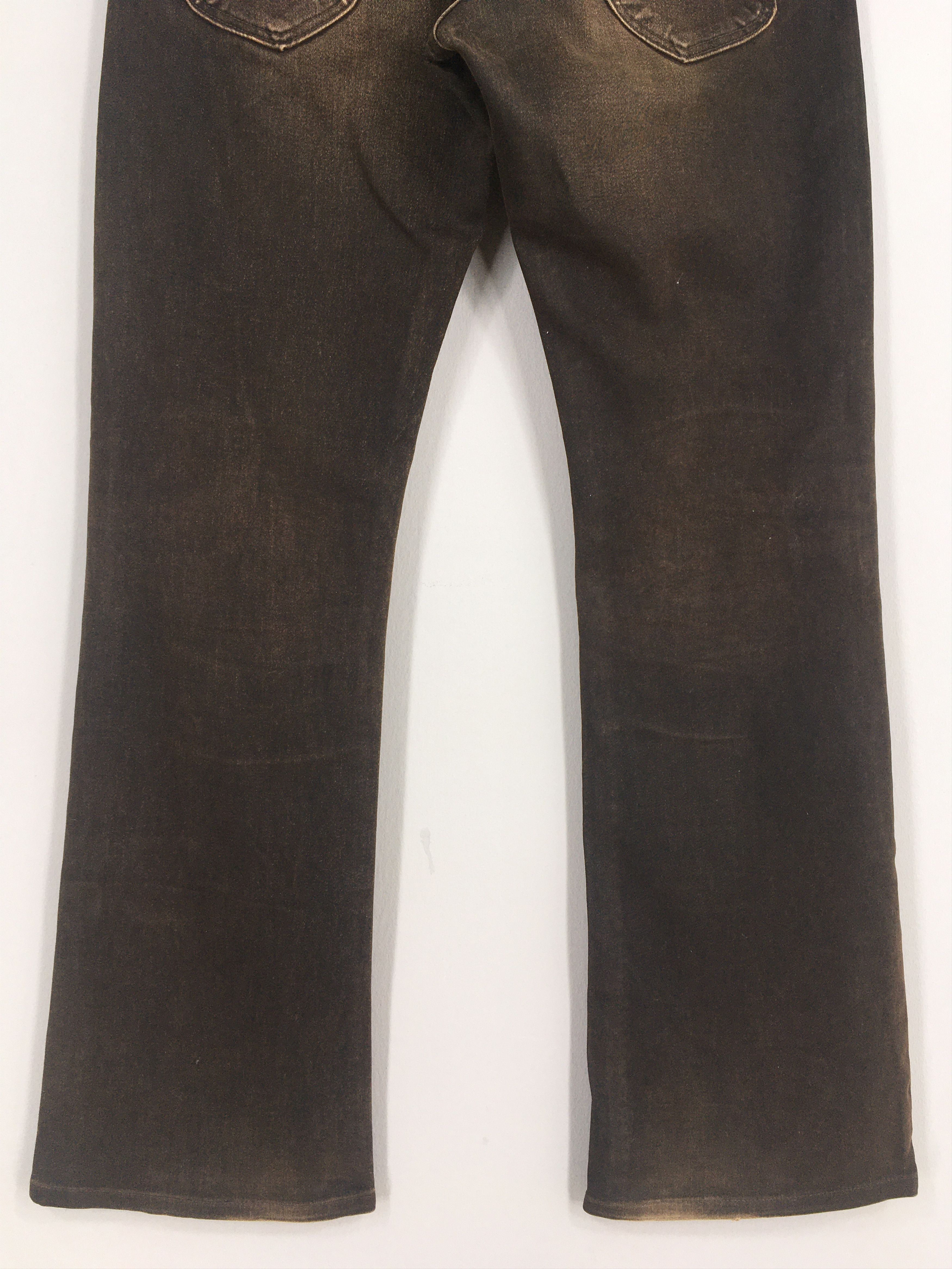 Lee Size 30x29 Vintage Lee Cowboy Wax Brown Flared Jeans S681 Size US 30 / EU 46 - 10 Thumbnail