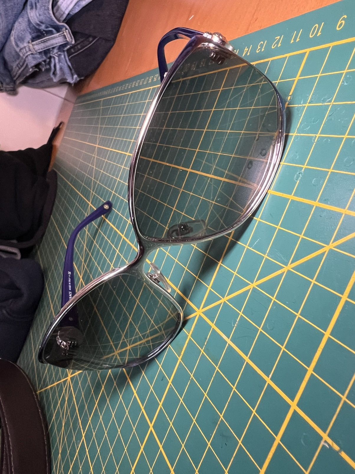 Versace Versace Red/Brown & Pink Medusa Icon Aviator Sunglasses Size ONE SIZE - 13 Thumbnail