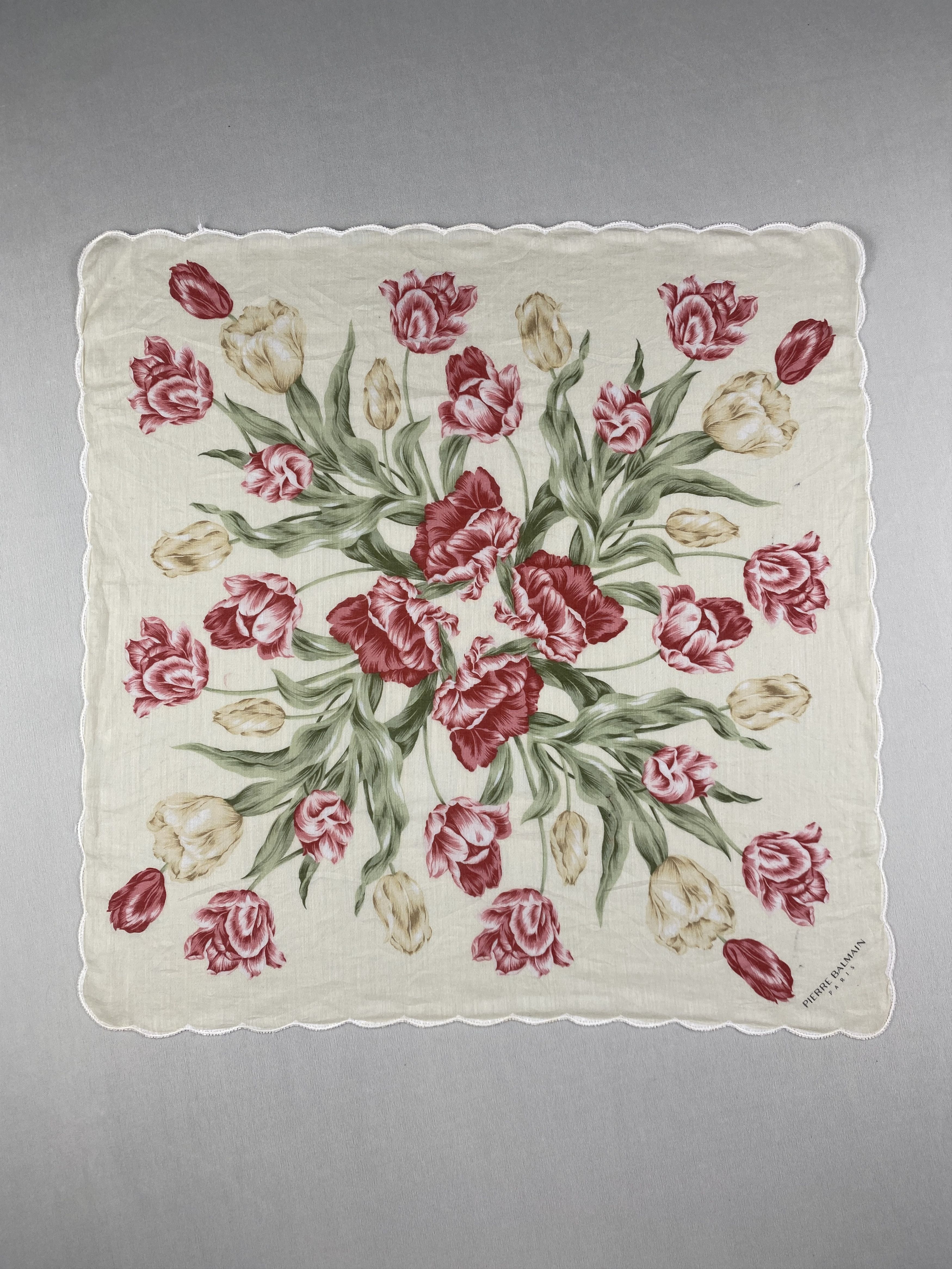 Pierre Balmain Vtg Pierre Balmain Handkerchief Pocket Square Bandana HM0009 Size ONE SIZE - 1 Thumbnail
