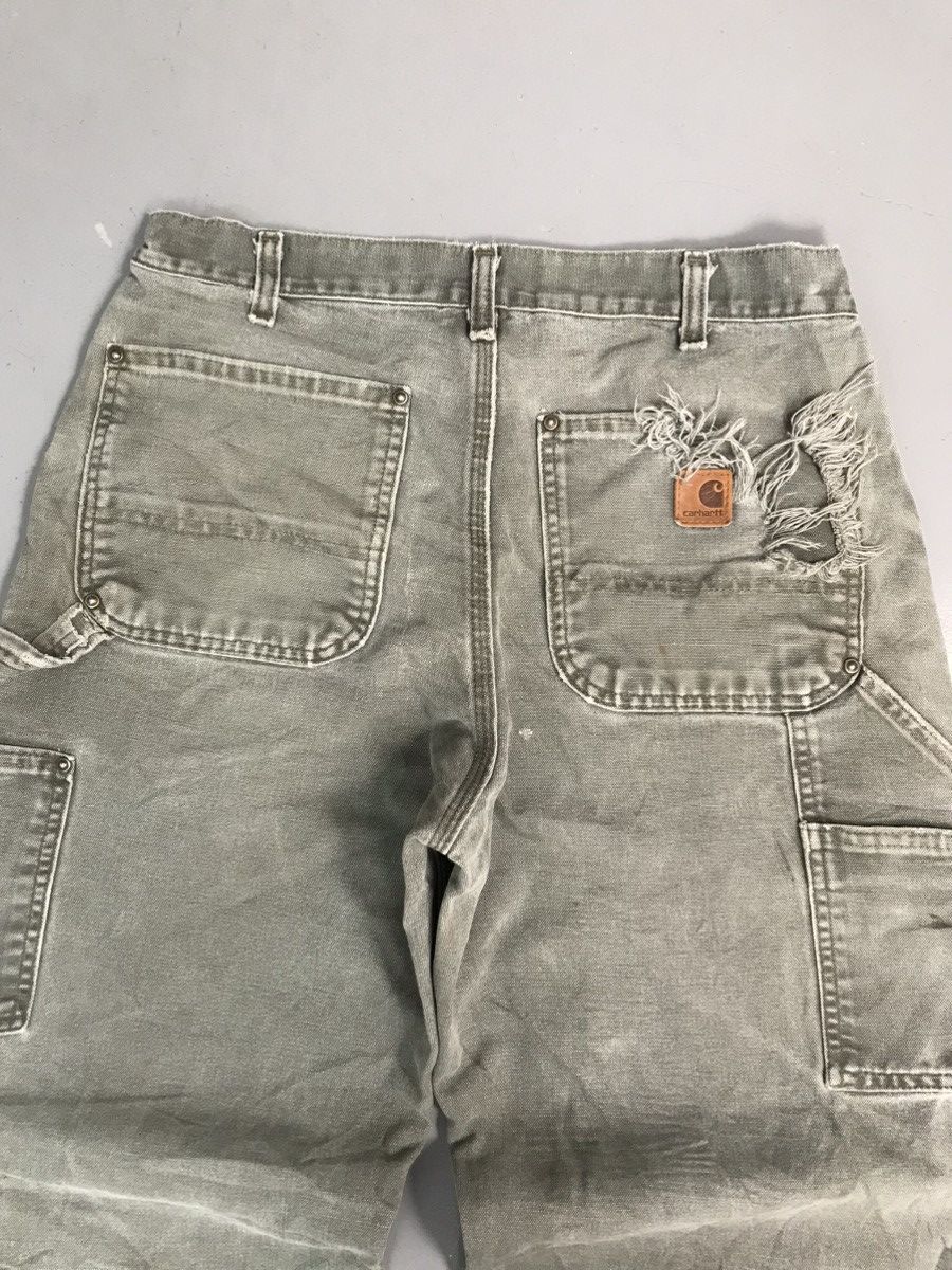 Carhartt × Vintage Vintage Carhartt B136 MOS double knee carpenter denim Size US 32 / EU 48 - 10 Thumbnail