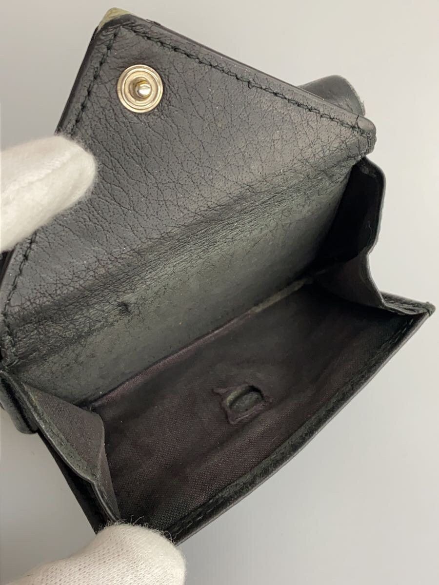 Balenciaga Balenciaga Sheep Leather Tri-Fold Wallet Black Size ONE SIZE - 5 Thumbnail