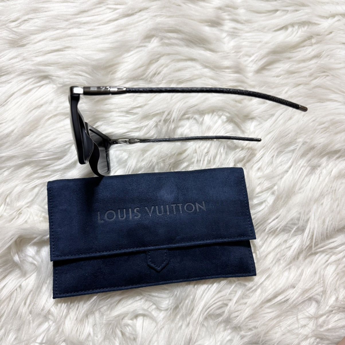 Louis Vuitton Louis Vuitton Alliance Sunglasses Z0771E Damier Graphite Size ONE SIZE - 7 Thumbnail
