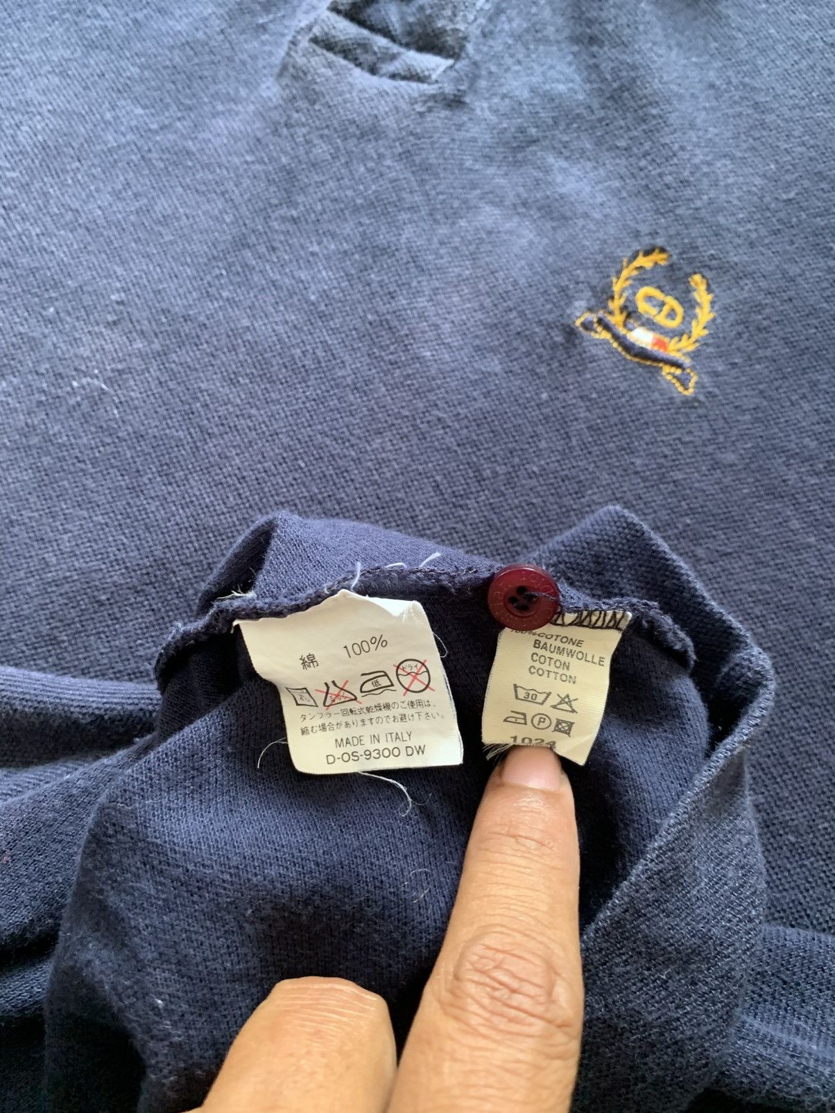 Christian Dior Monsieur Vintage Christian Dior Long Sleeve Polo Shirt Size US M / EU 48-50 / 2 - 10 Thumbnail