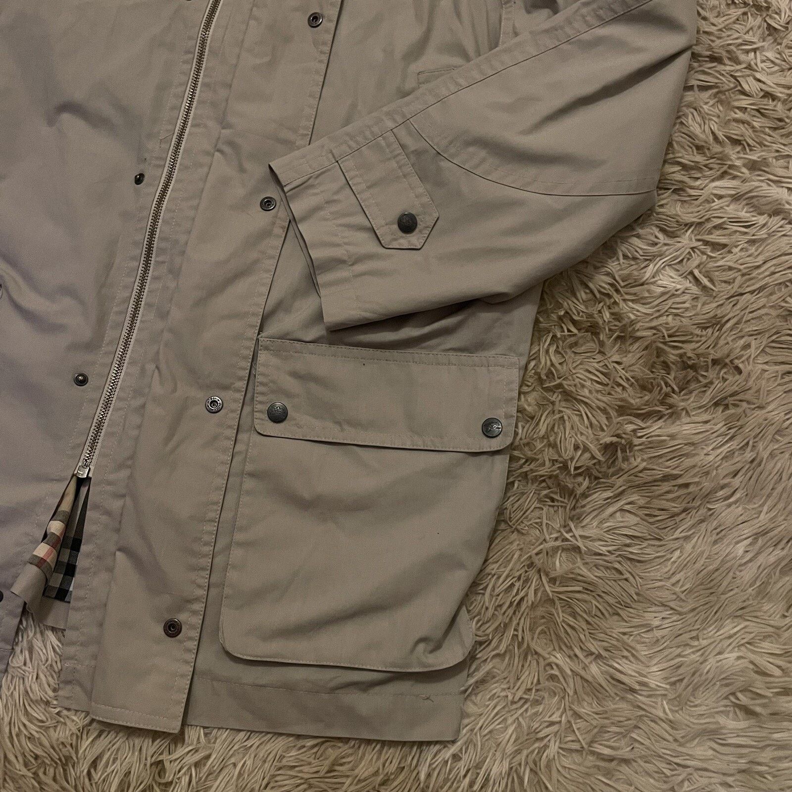 Burberry vintage burberry winter jacket nova check cotton MADE in UK Size US XL / EU 56 / 4 - 3 Thumbnail