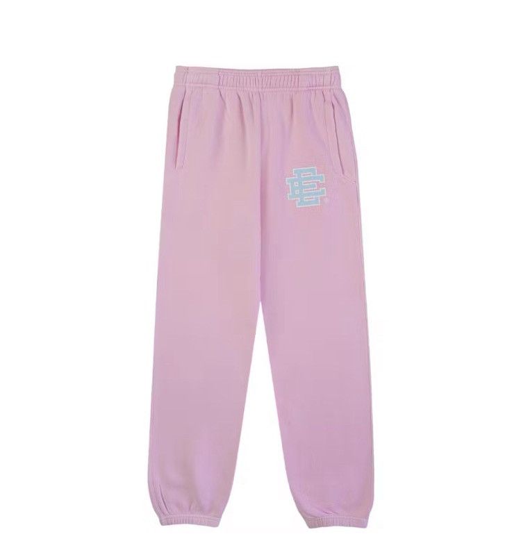 Eric Emanuel Eric Emanuel pink with baby blue EE sweatpants large Size US 32 / EU 48 - 1 Thumbnail
