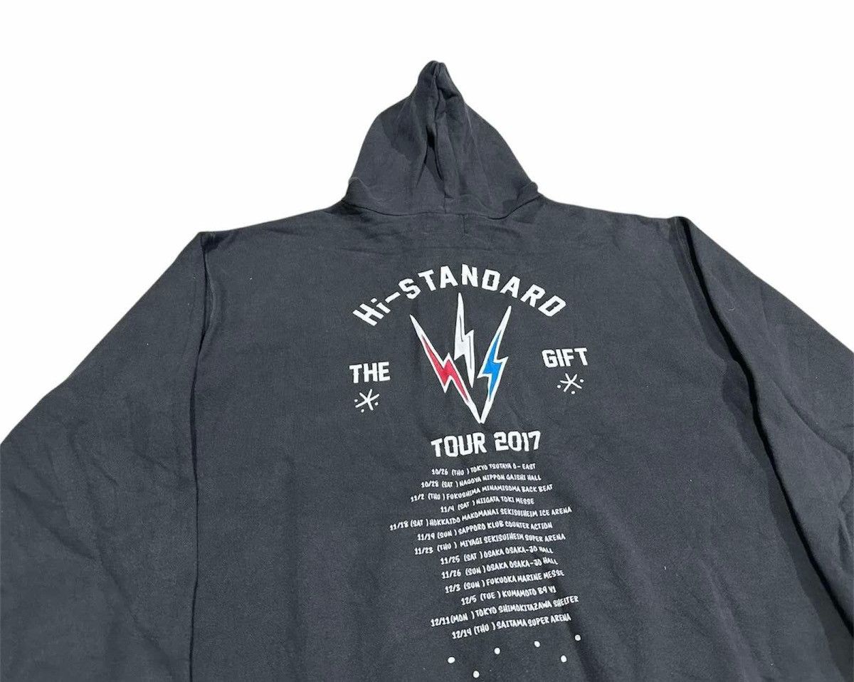 Band Tees × Hysteric Glamour × Japanese Brand 🔥Sick Y2K Hi-Standard Hoodie The Gift Tour Size US XXL / EU 58 / 5 - 4 Thumbnail