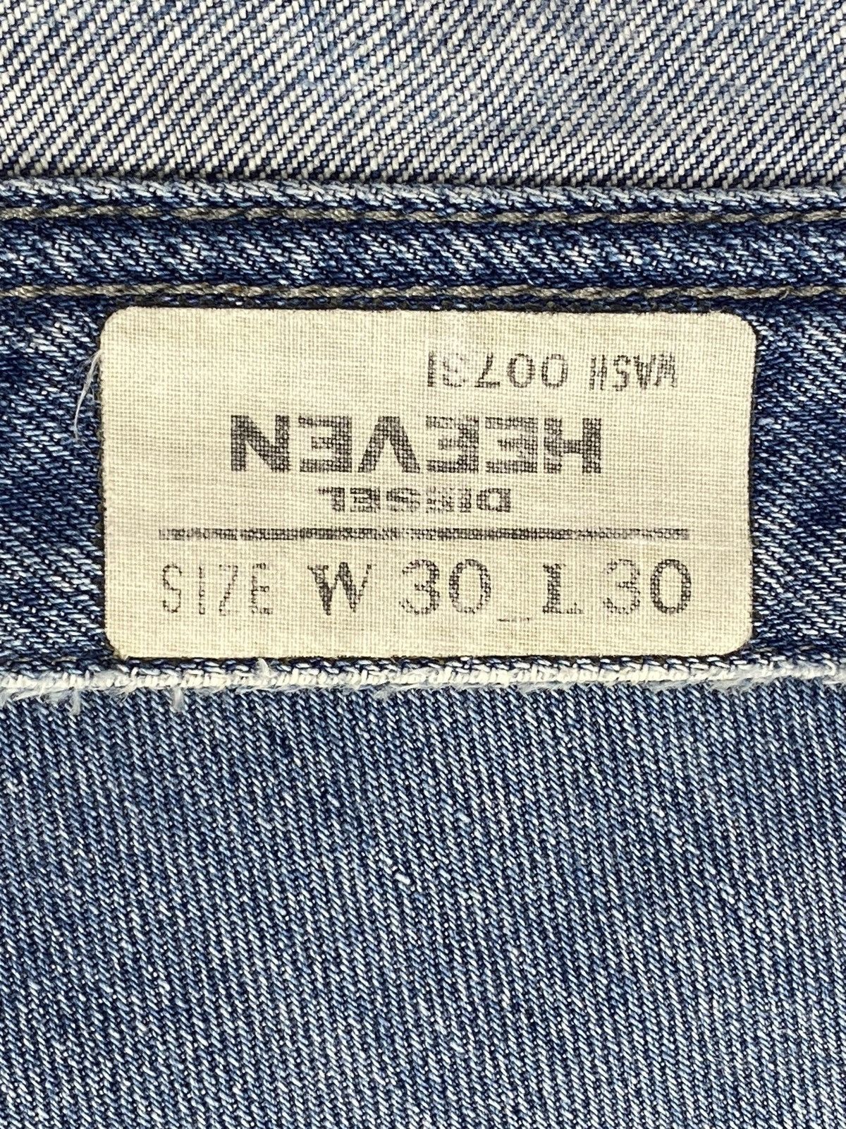 Diesel Diesel Industry Brand Faded Blue Wash Distress Style Jeans Size US 32 / EU 48 - 13 Thumbnail