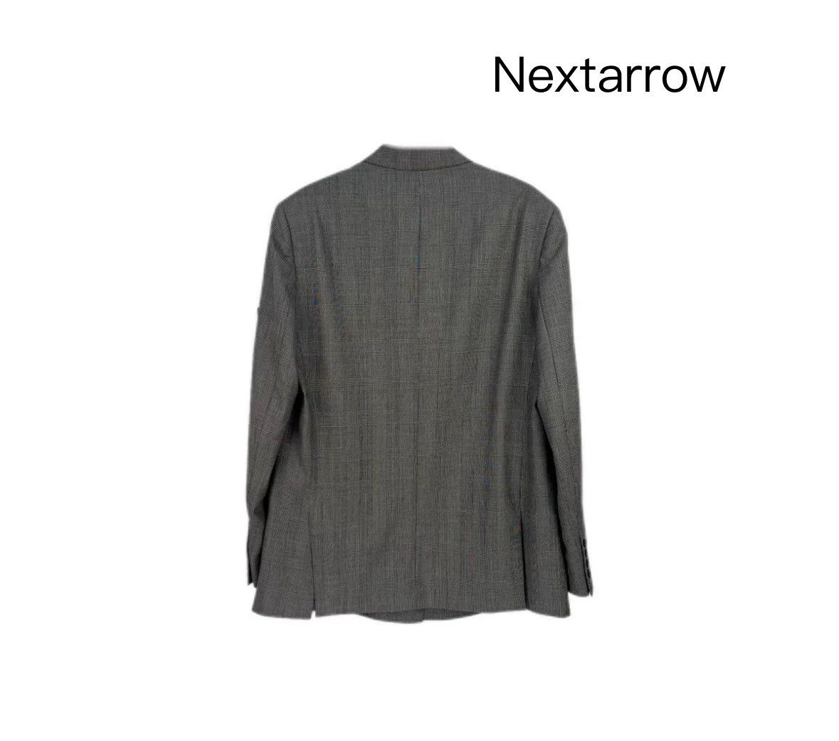 Balenciaga Balenciaga grey plaid classic logo wool thin blazer jacket Size US S / EU 44-46 / 1 - 2 Thumbnail