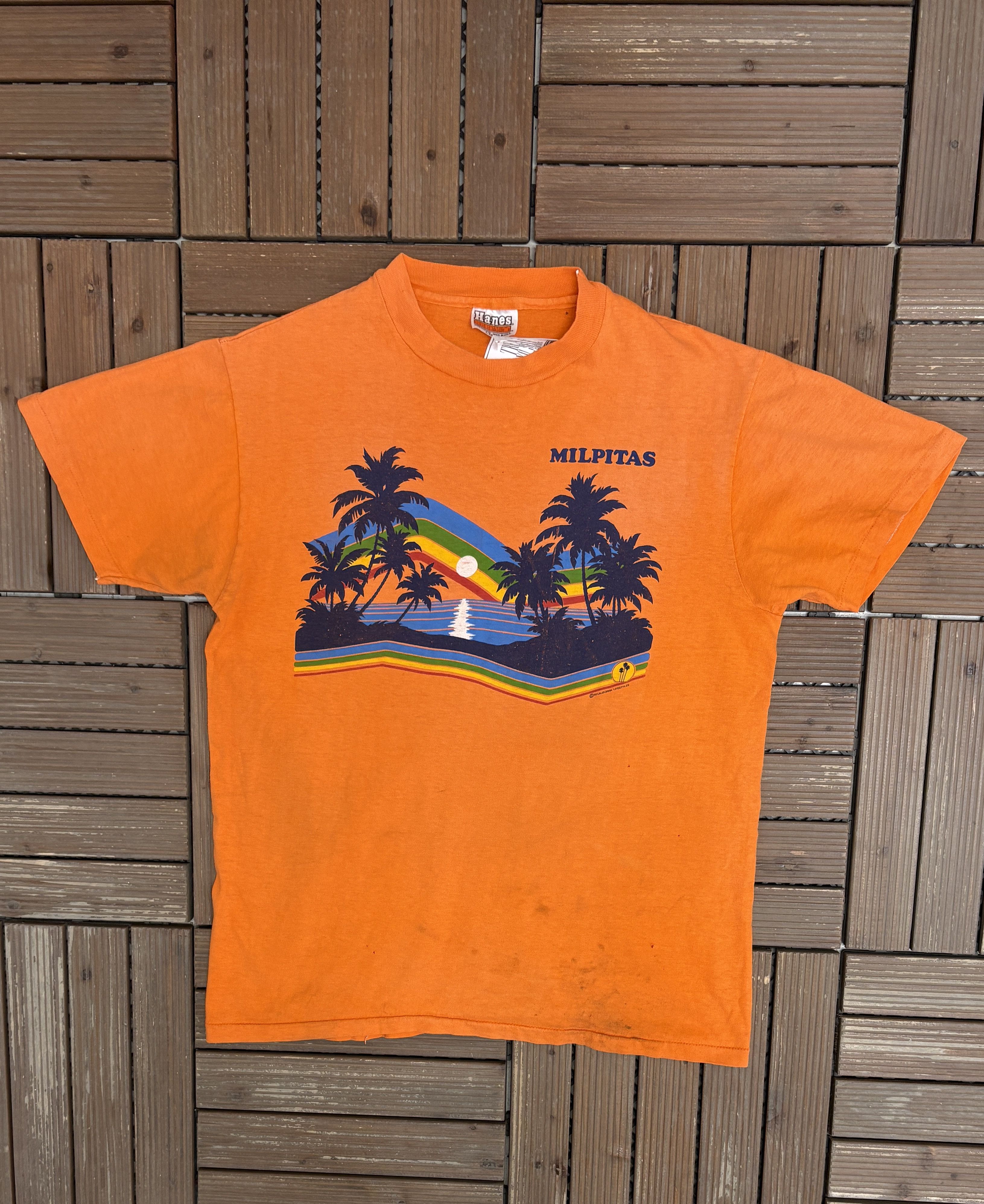 Vintage Milpitas, California Vintage Made in USA T-Shirt Tee Size US L / EU 52-54 / 3 - 1 Thumbnail