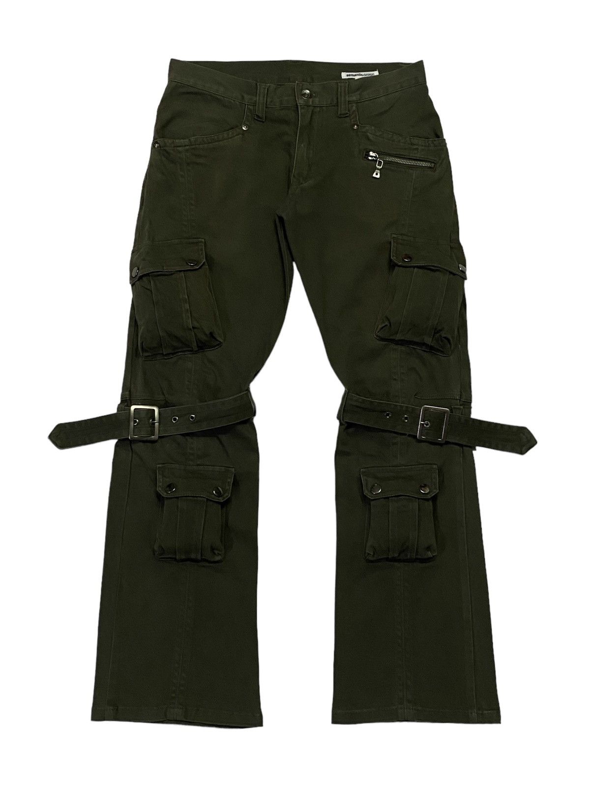 If Six Was Nine Semantic Design Bondage MultiPocket Pants Size US 30 / EU 46 - 2 Thumbnail