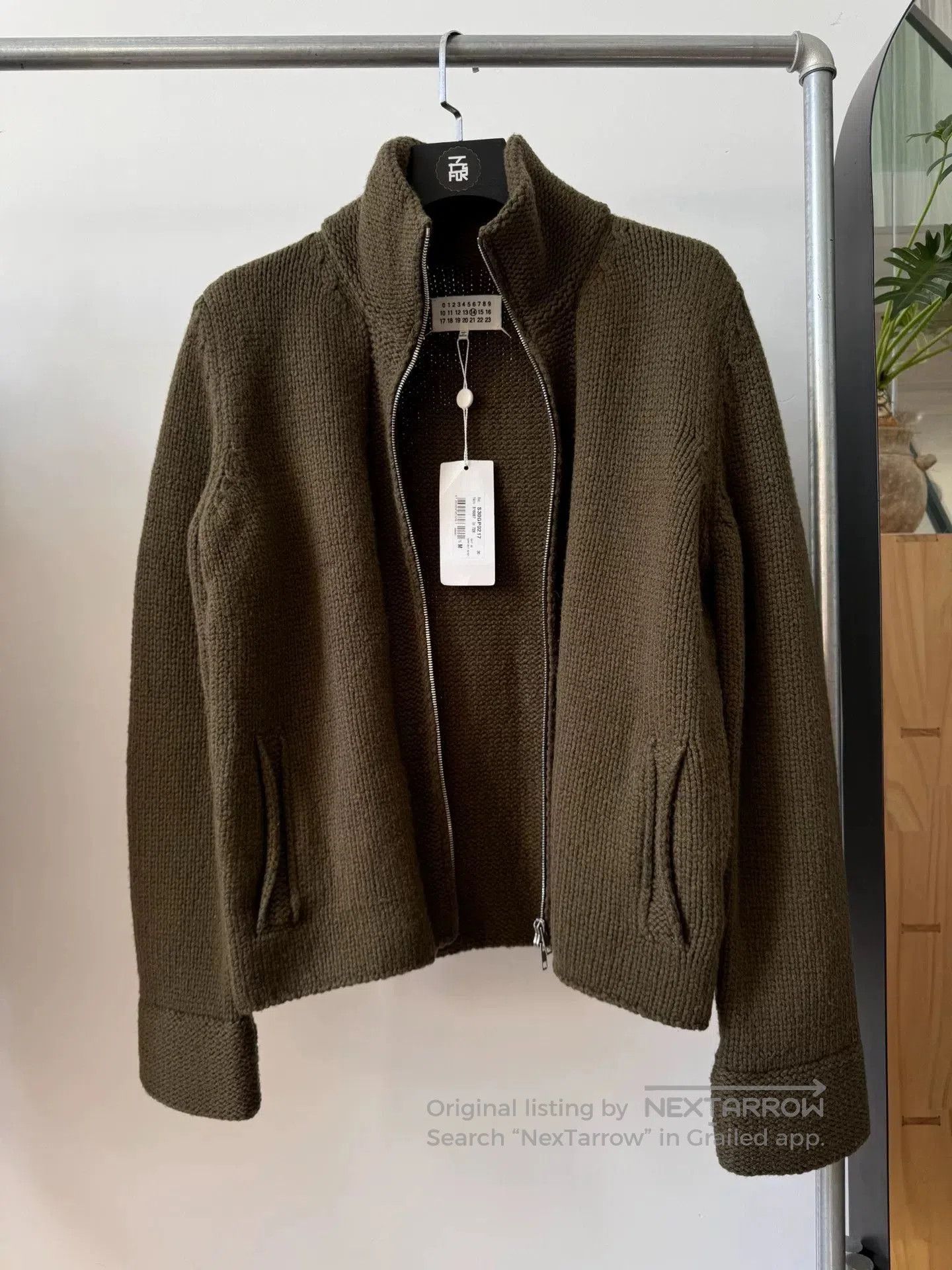 Maison Margiela Wool Zip Jacket.