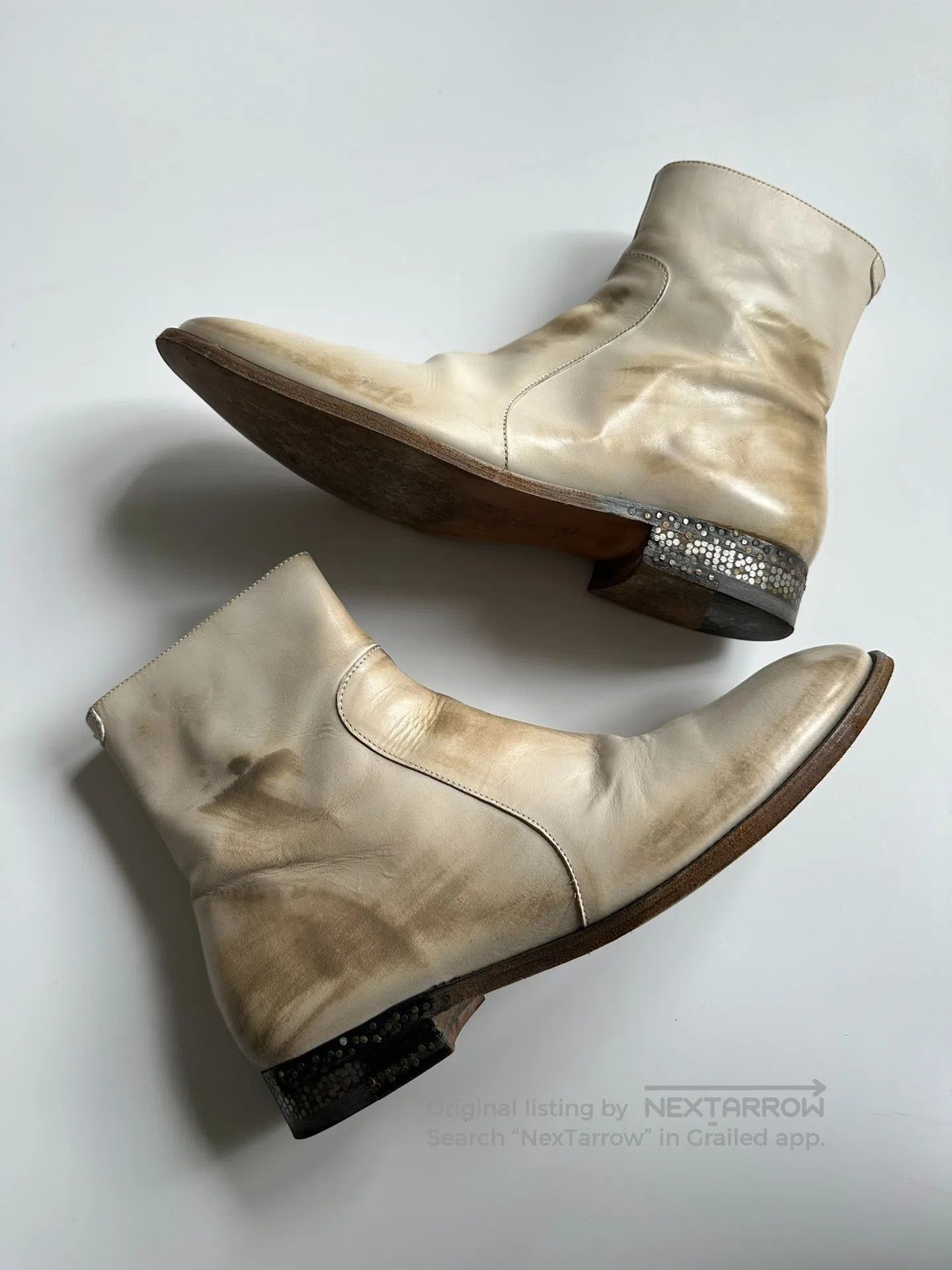 Other Maison Margiela 09AW Burnt leather shoes| Size US 10 / EU 43 - 5 Thumbnail