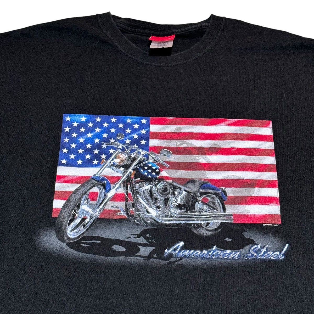Sonoma Sonoma American Steel Biker USA Flag Black Shirt Adult Large Size US L / EU 52-54 / 3 - 2 Thumbnail