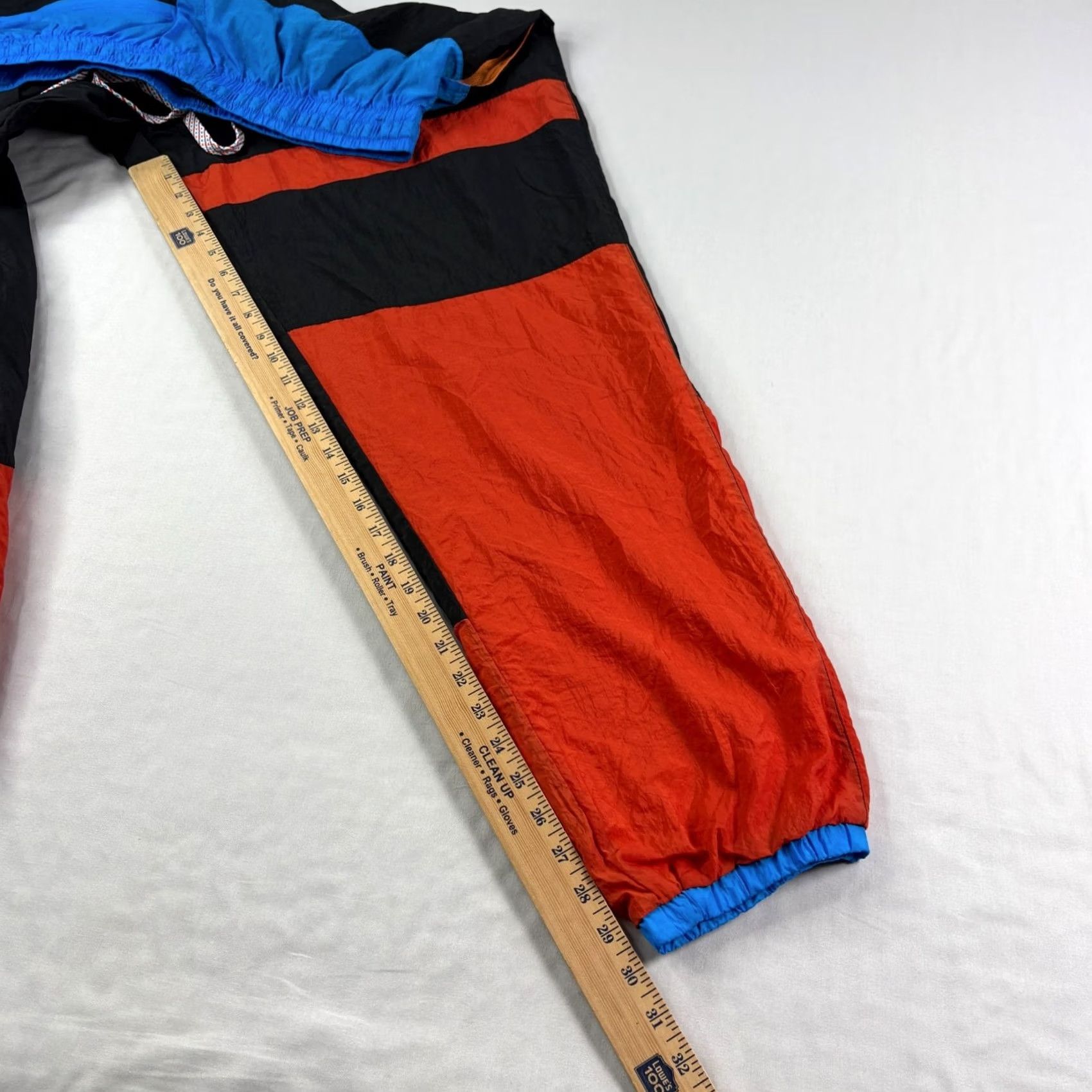 Nike Nike Flight Jogger Track Pants Mens L Black Orange Multicolor Nylon Regular Stretch Size US 33 - 7 Thumbnail