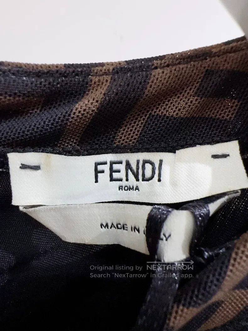 Fendi Fendi Logo-printed dress Size XXS / US 00 / IT 34 - 2 Thumbnail