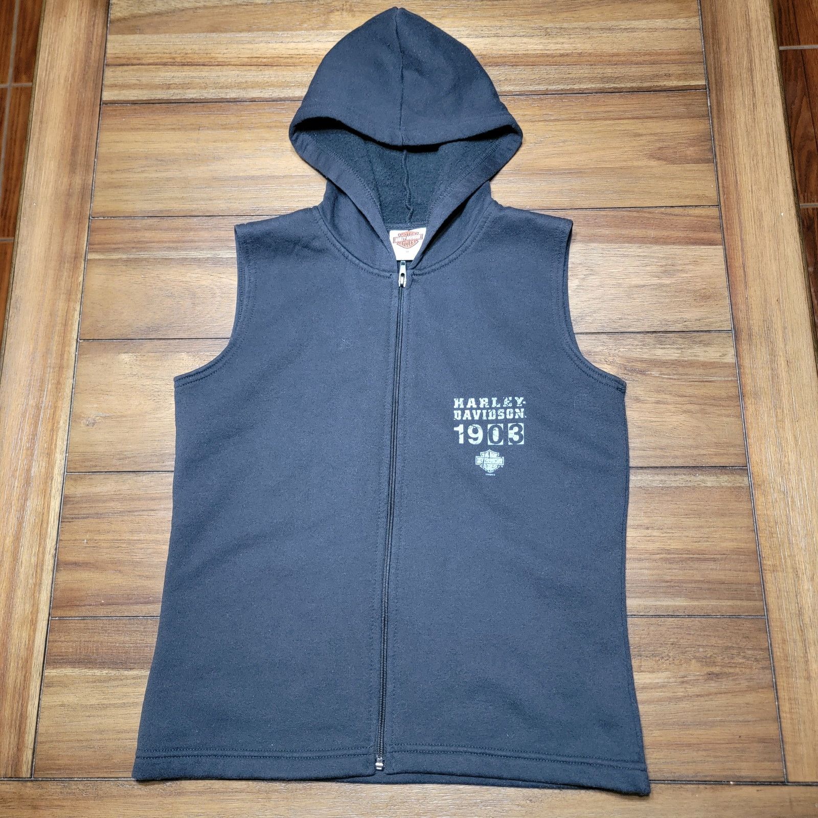 Harley Davidson Harley Davidson Hooded Vest Jacket "HD of NOLA" -Size Medium Size M / US 6-8 / IT 42-44 - 1 Thumbnail
