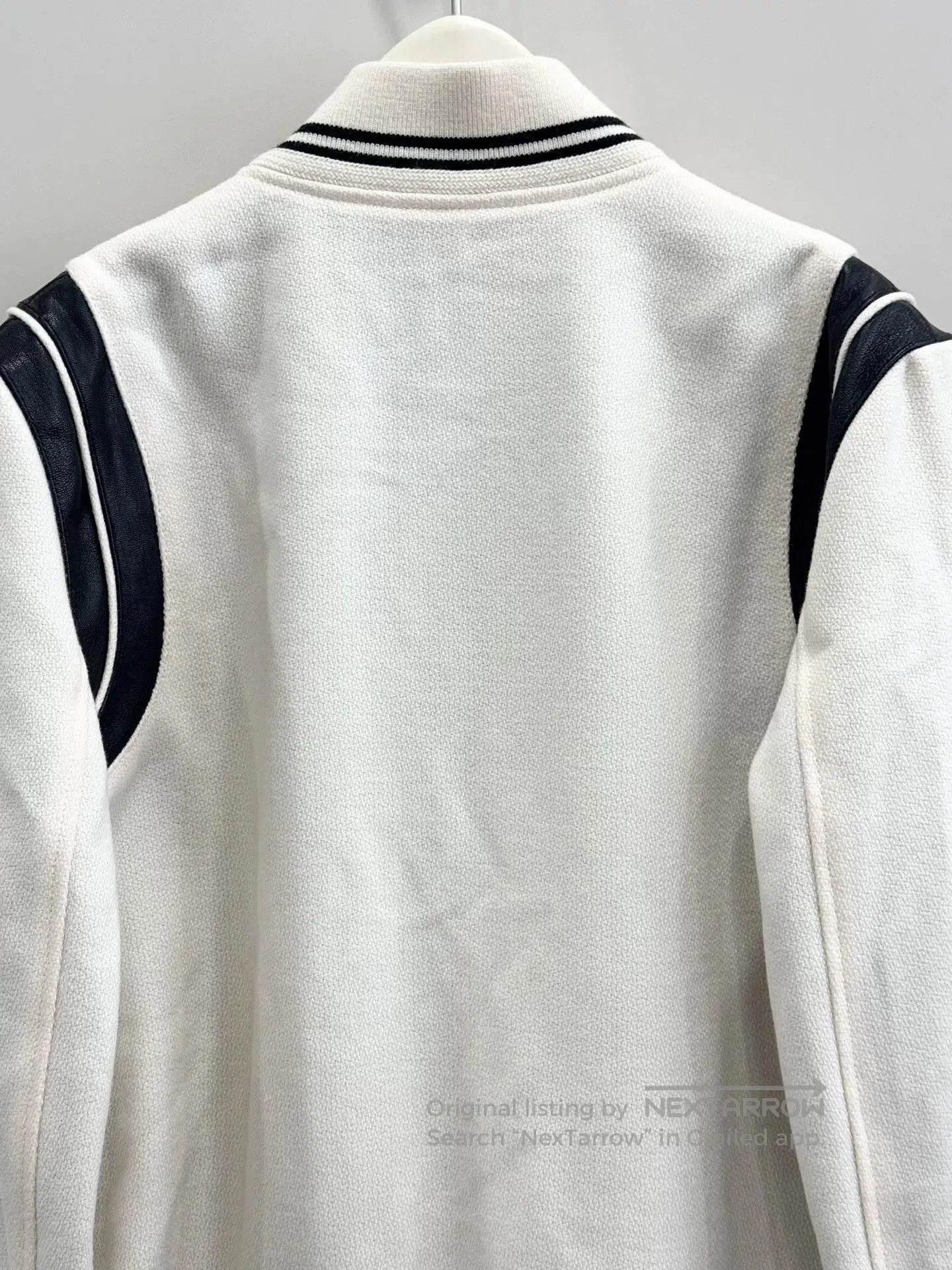 Saint Laurent Paris white baseball jacket by saint laurent. Size US L / EU 52-54 / 3 - 5 Thumbnail