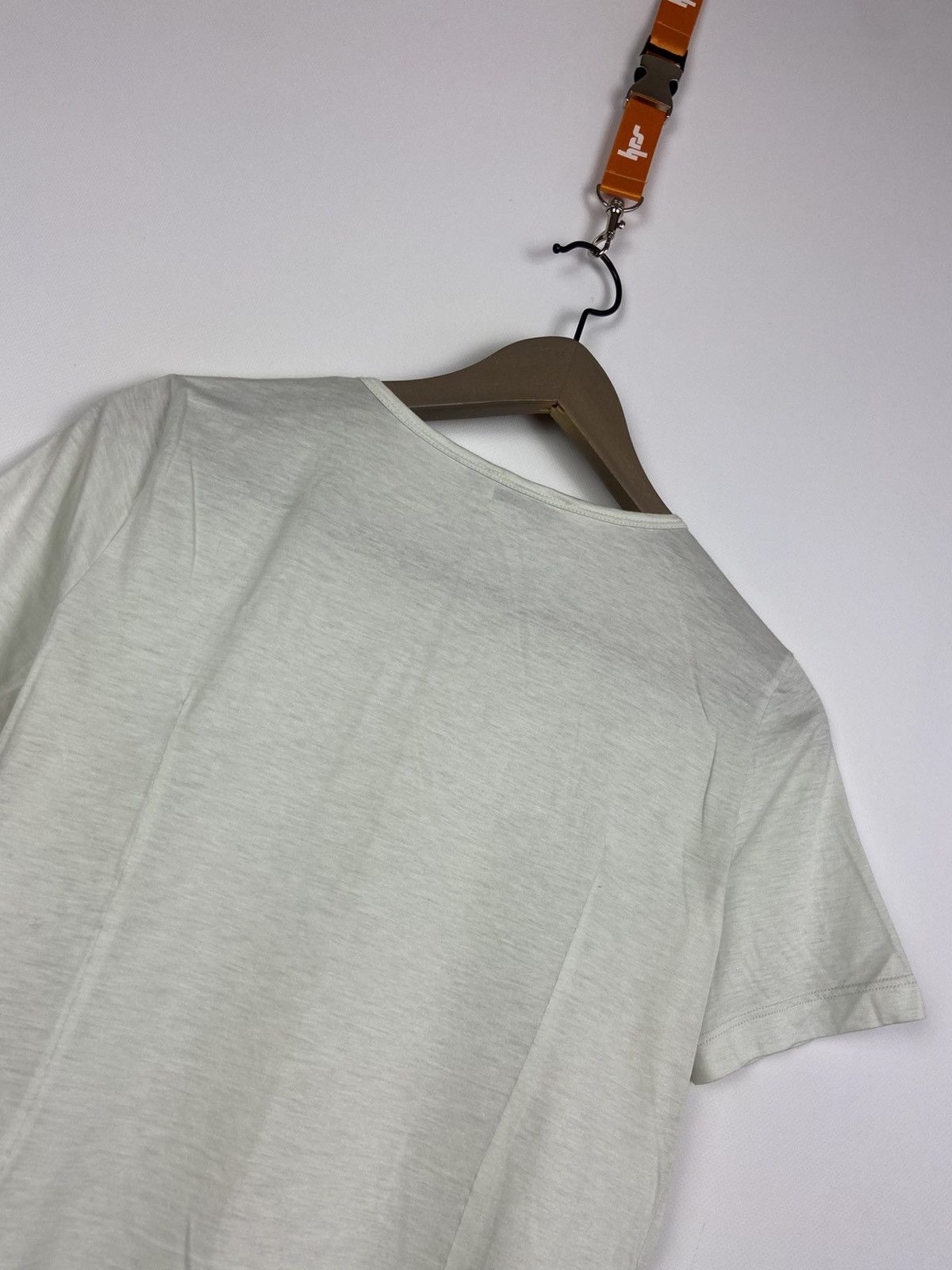 Jil Sander Jil Sander Women's Cream Crew Neck T-Shirt Sz S Size S / US 4 / IT 40 - 18 Thumbnail