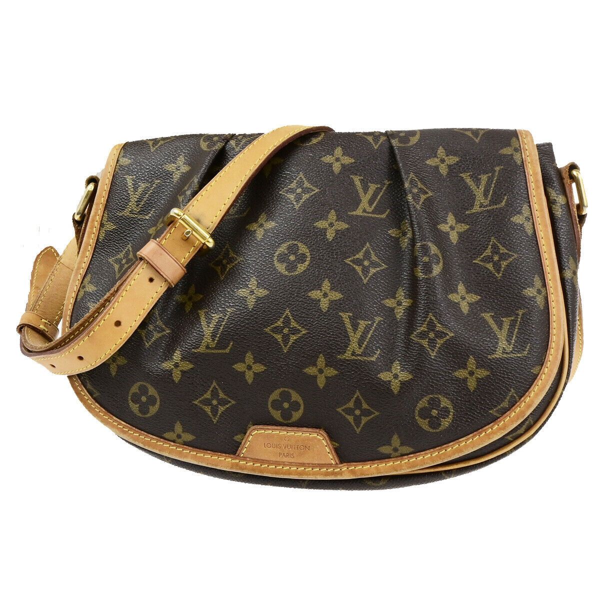 Louis Vuitton Ménilmontant Brown Canvas Handbag (Pre-Owned) Size ONE SIZE - 1 Thumbnail